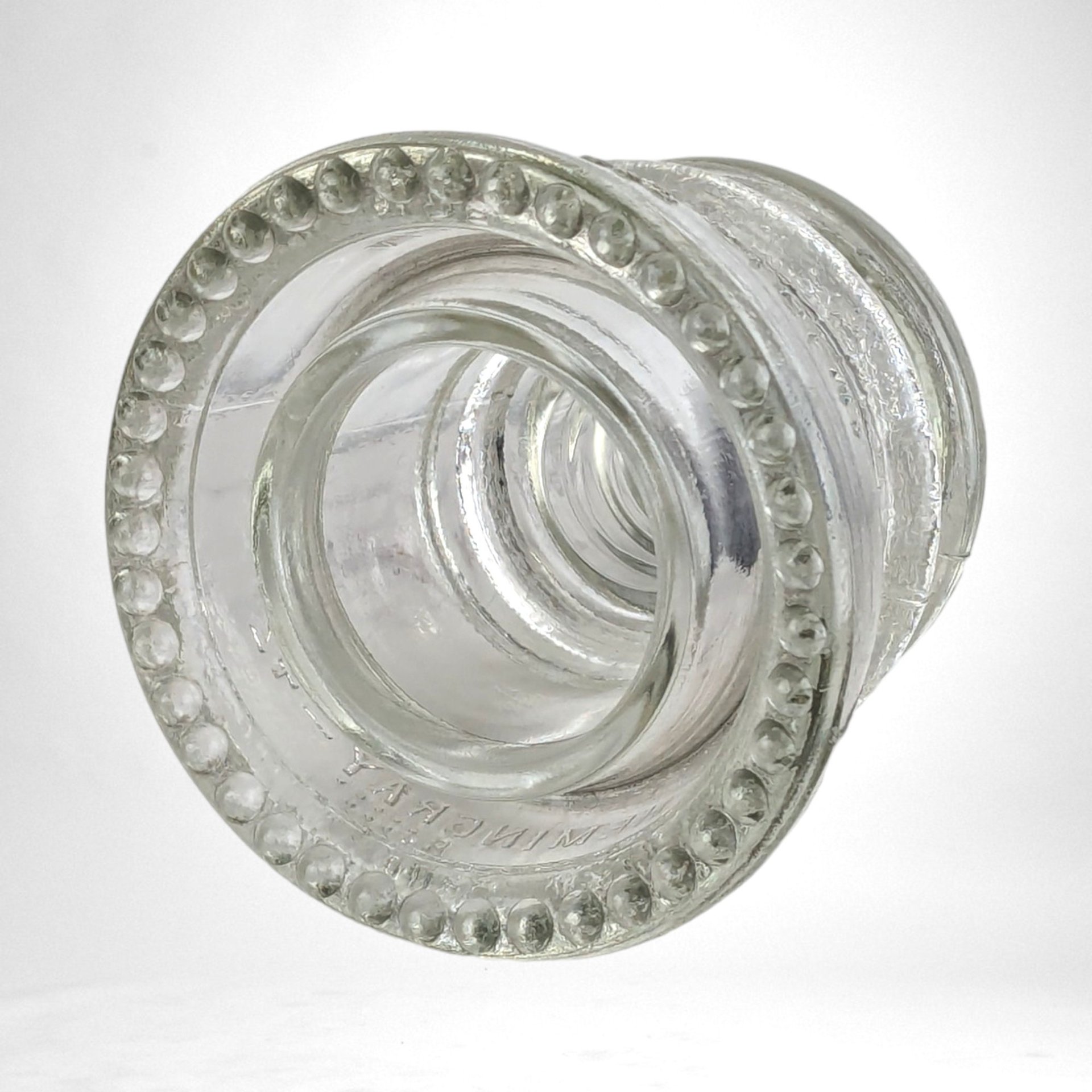 Vintage Hemmingray 42 Clear Insulator