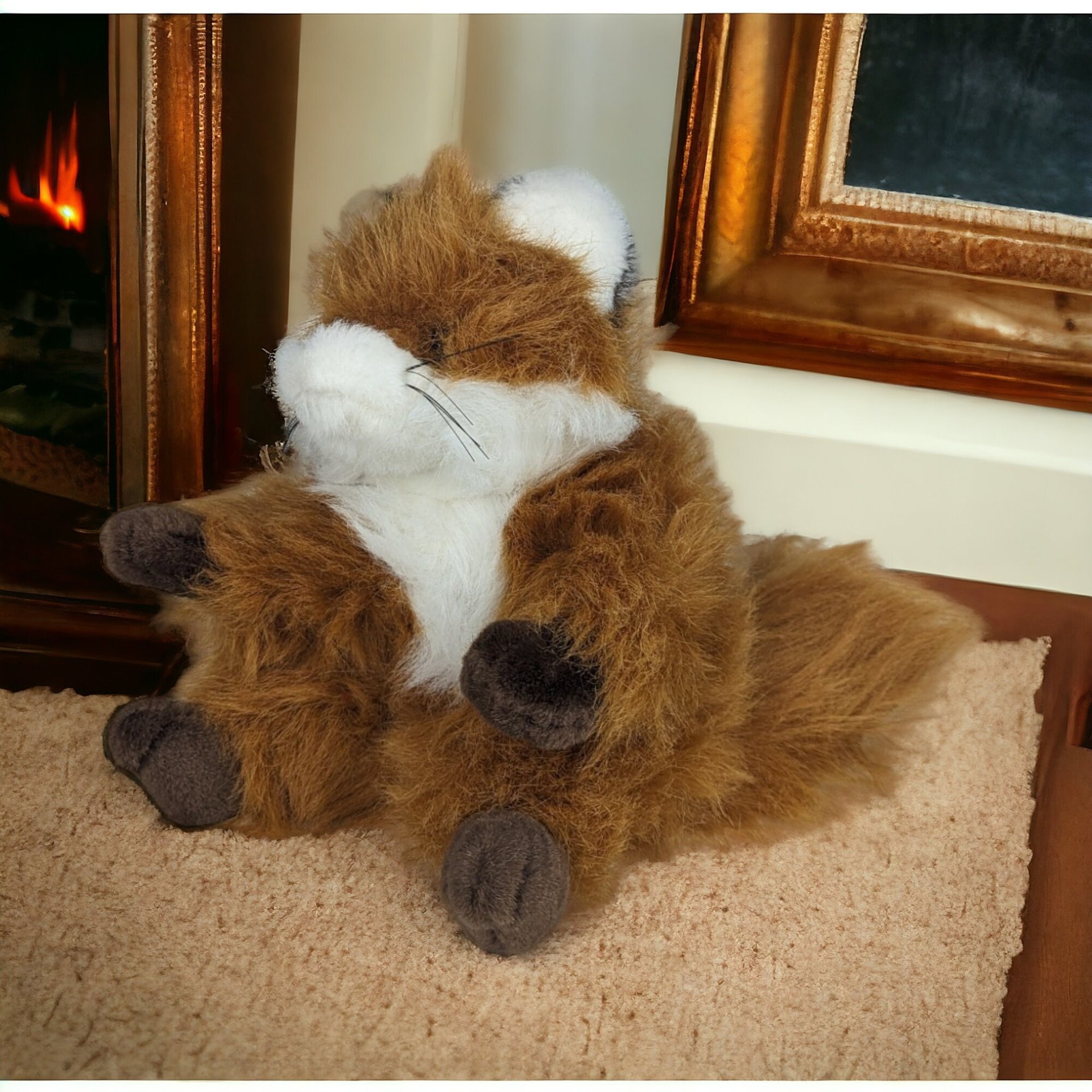 Vintage 1996 Plush Creations Fox Hand Puppet |  Collectible Puppet | Woodland Animal Toy | Gift for Kids & Adults | Storytelling Prop