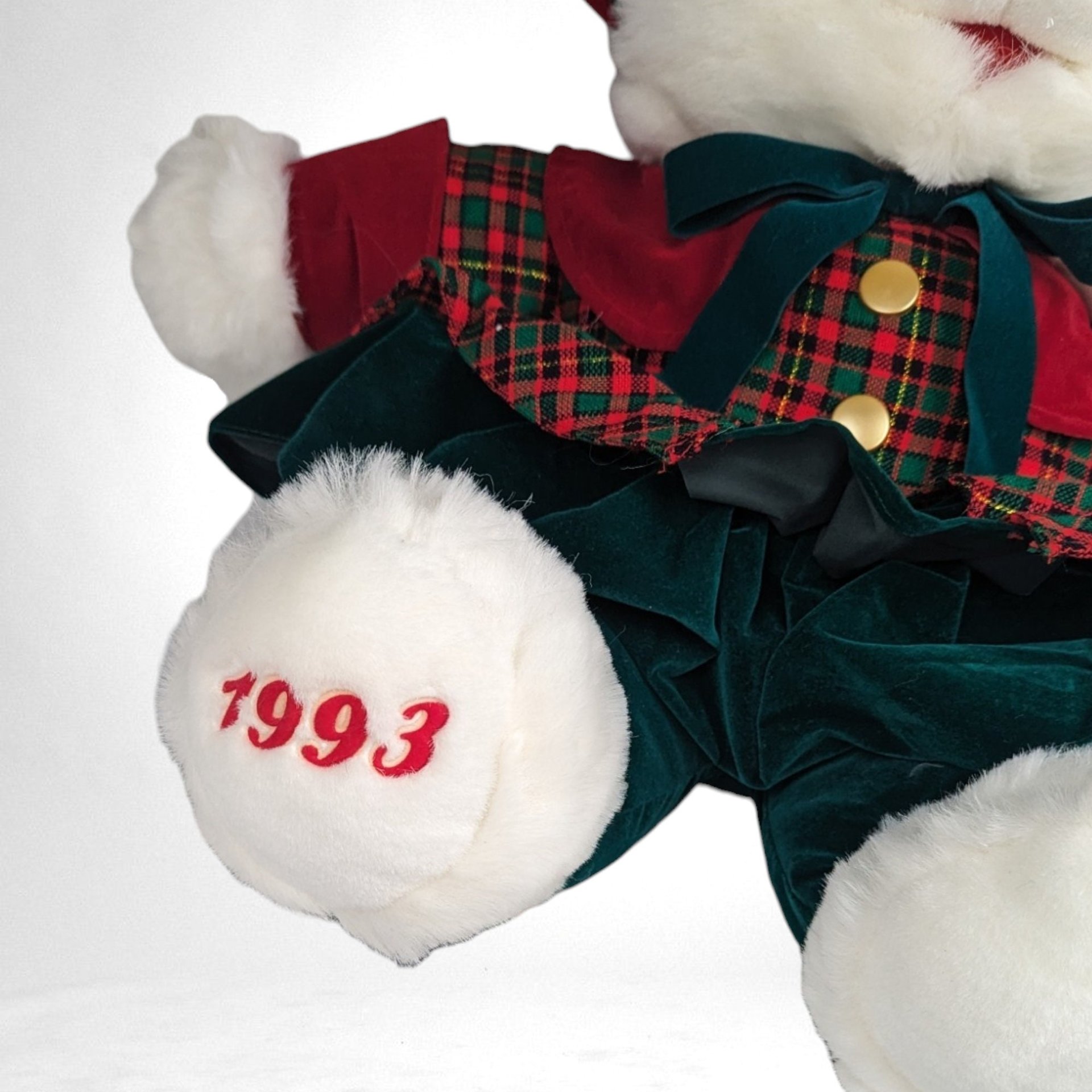 1993 Kmart Charles Dickens Holiday Plush Bear