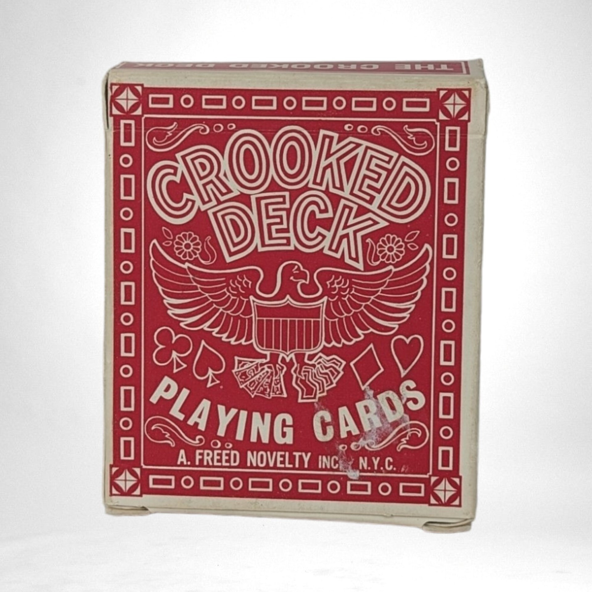 Vintage 1969 Crooked Deck Playing Cards | Novelty Deck |  Gag Gift |  Magic Trick Cards |  Collectible Cards