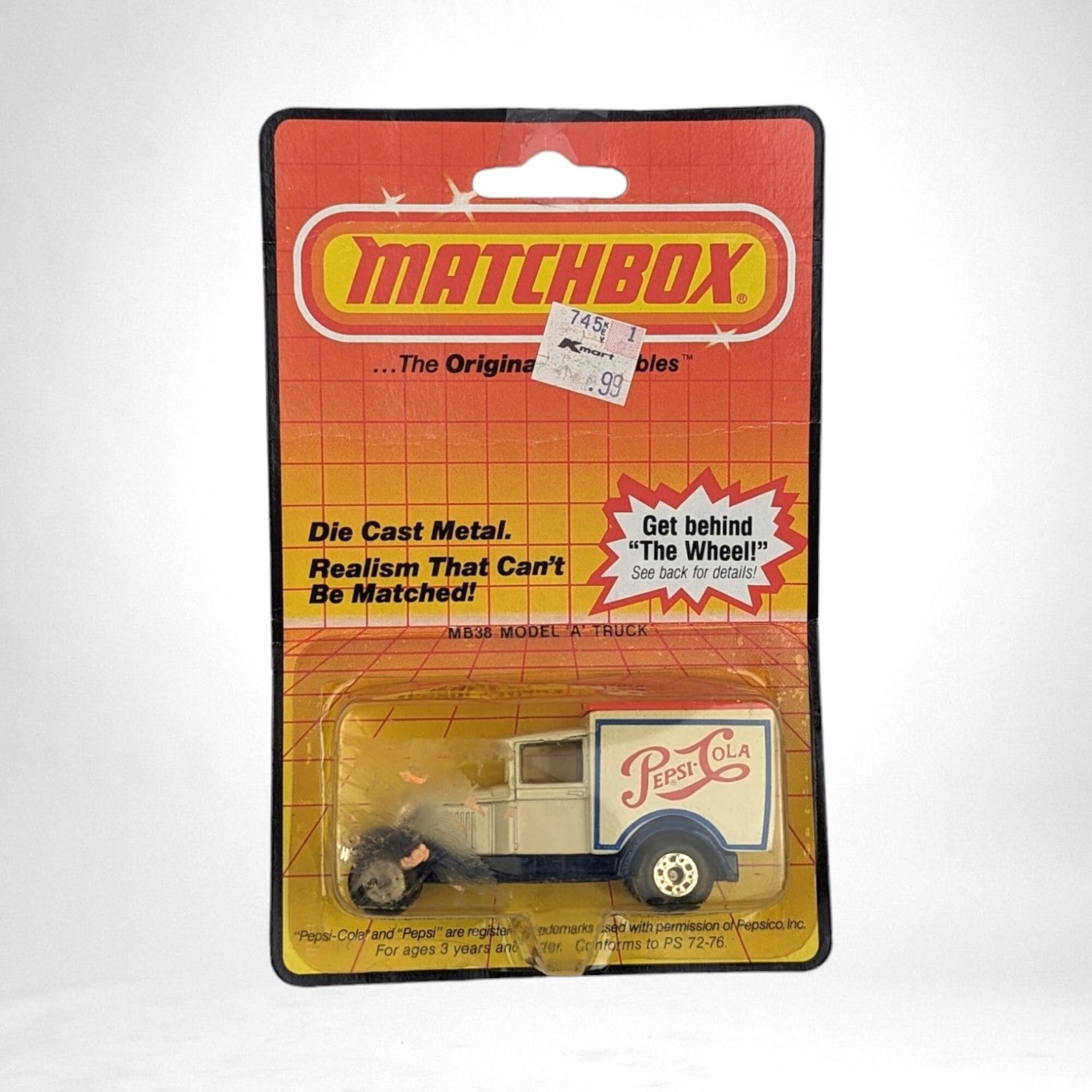1983 Matchbox MB38 Model A Pepsi-Cola Truck | Diecast Toy Truck |  Collectible Matchbox Car | New in Package