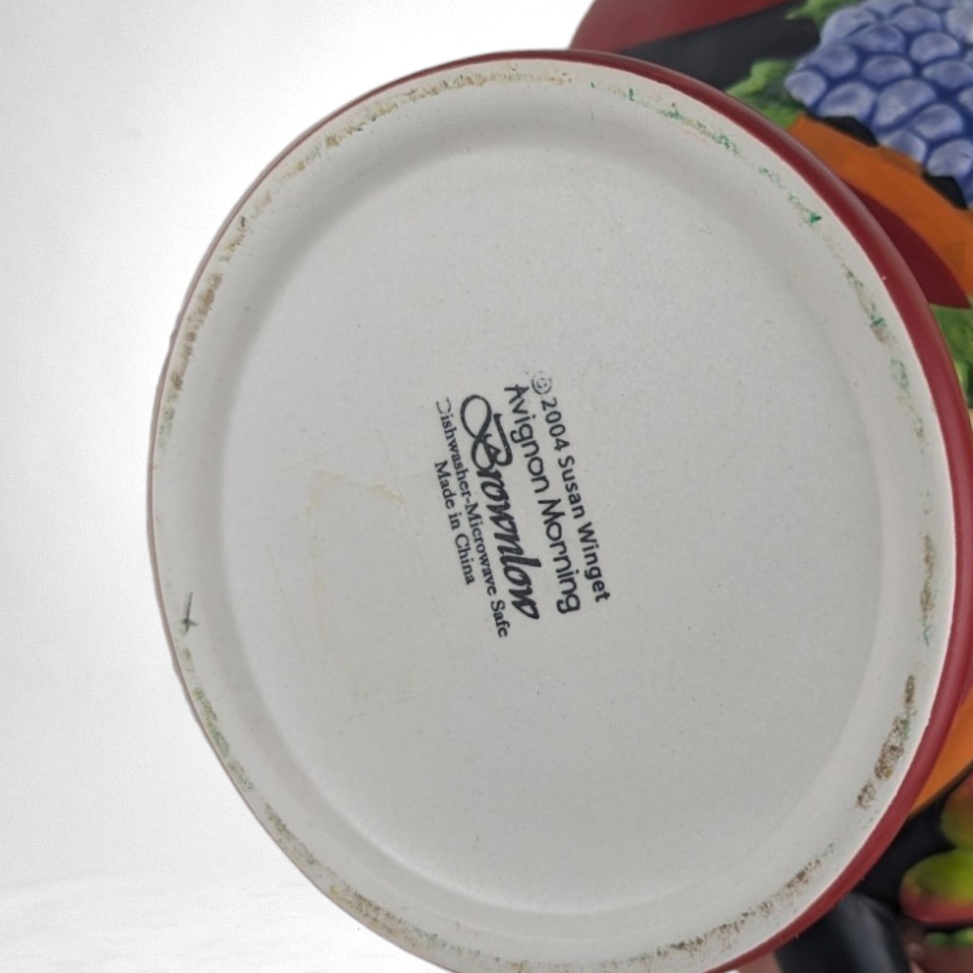 2004 Susan Winget Avignon Morning Rooster Teapot | Vintage Farmhouse Charm for Your Kitchen