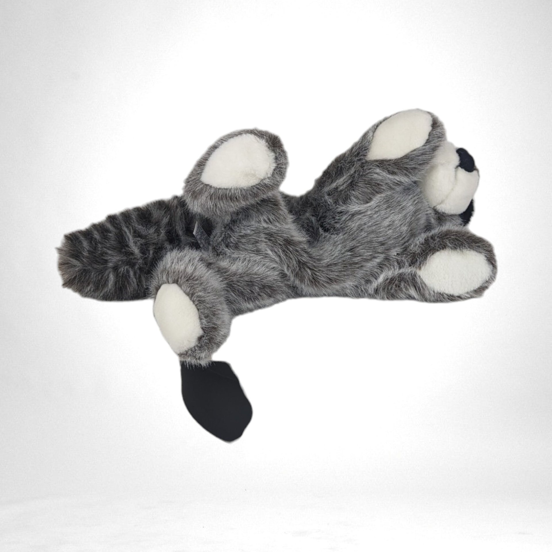 Vintage A&A Plush Raccoon, Gray Raccoon Stuffed Animal, Soft Toy, Collectible Plush, Woodland Creature Toy, Gift for Collector