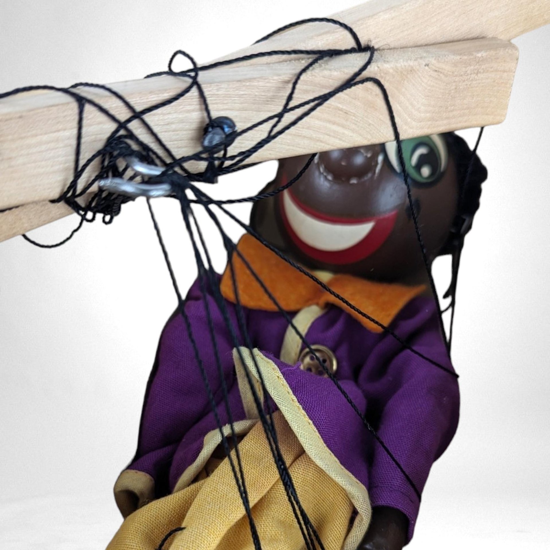Vintage Effanbee Talentoy "Jambo The Jiver" Marionette Puppet, 1940s Puppet, Collectible Toy,  Dancing Puppet,  Vintage Toy with Box