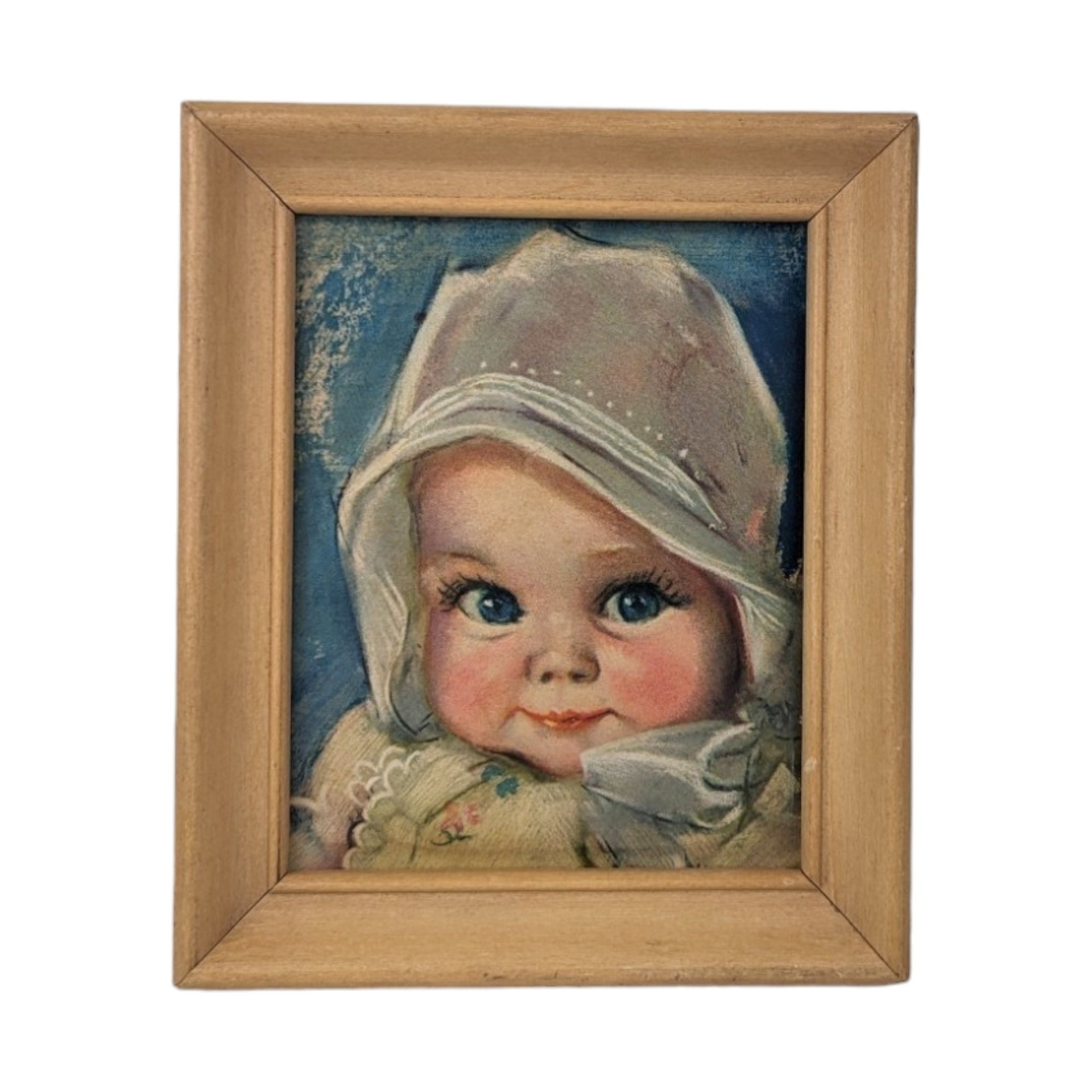 Pair of Vintage Charlotte Becker and Maud Tousley Raised Baby Prints (6.25" x 5.25")