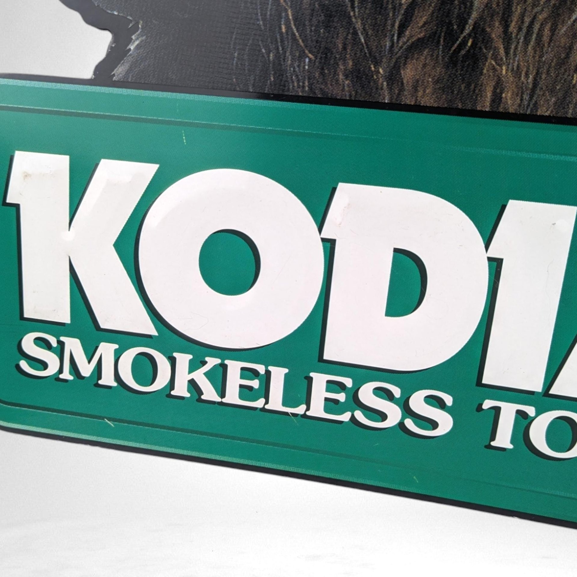 Vintage Kodiak Smokeless Tobacco Metal Sign