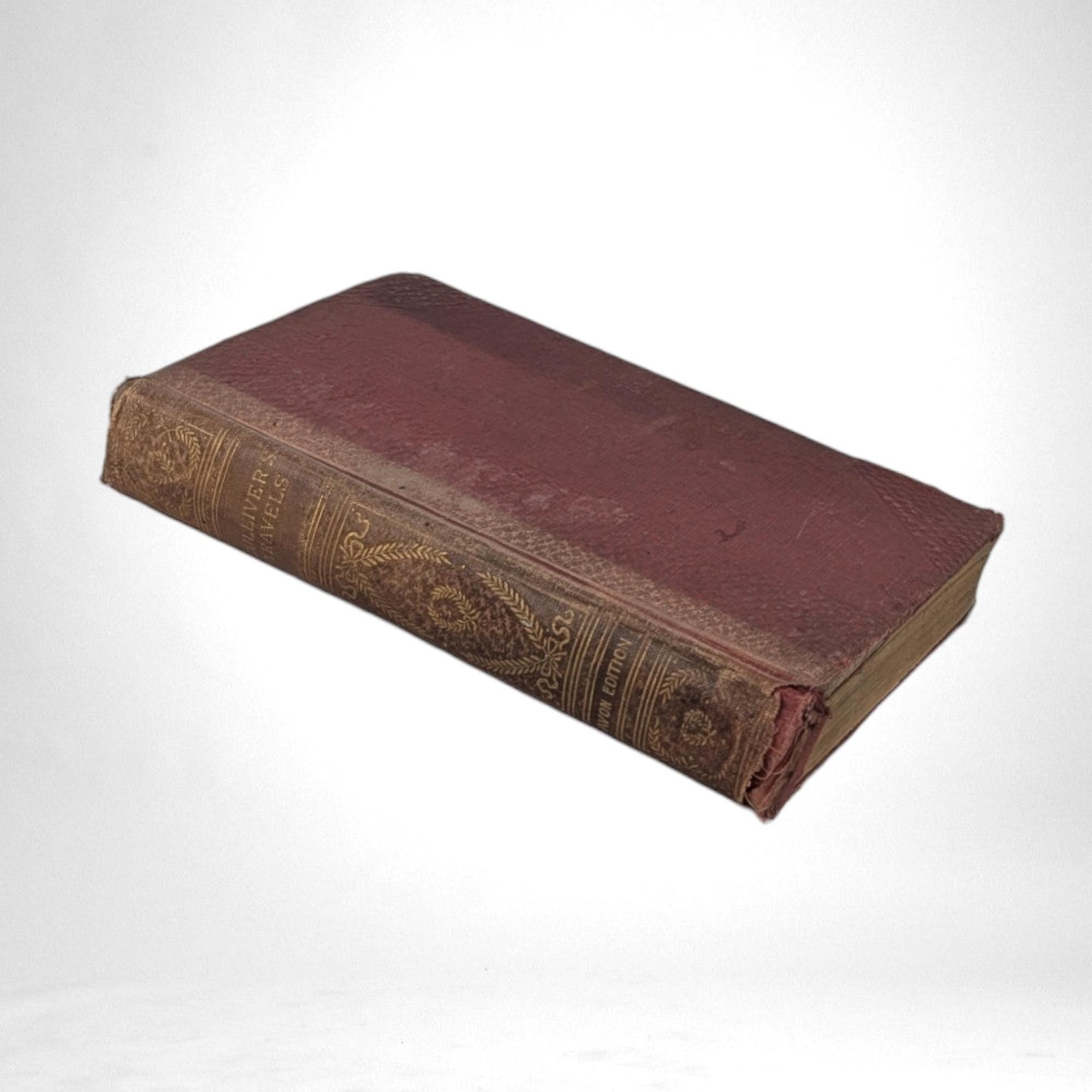 Rare Antique "Gulliver's Travels" by Jonathan Swift | 1800s Hardcover