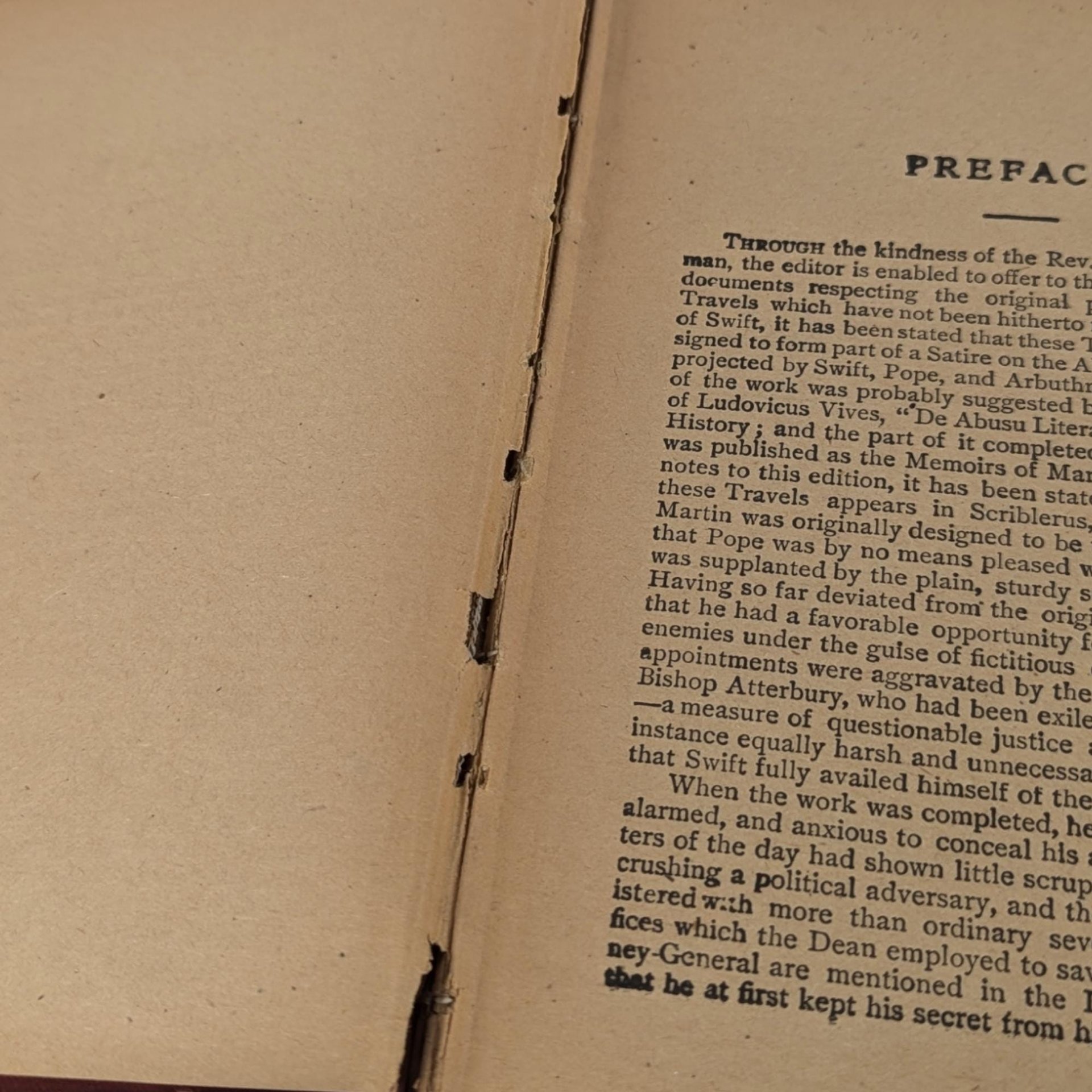 Rare Antique "Gulliver's Travels" by Jonathan Swift | 1800s Hardcover