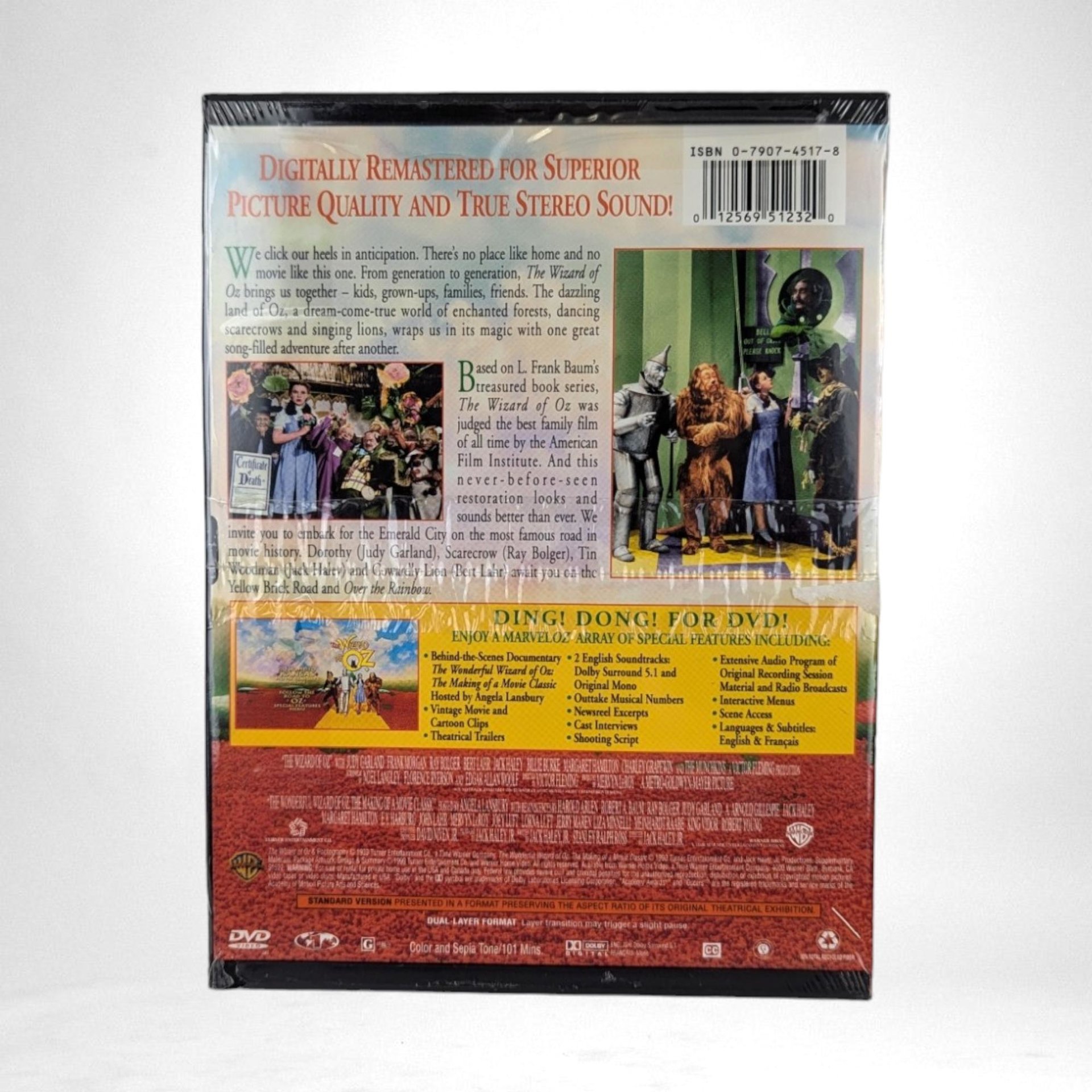 Vintage DVD Collection, Wizard of Oz (1999) Sealed + A Christmas Story (2003), Classic Movies, Collectible DVDs, Gift for Movie Buff