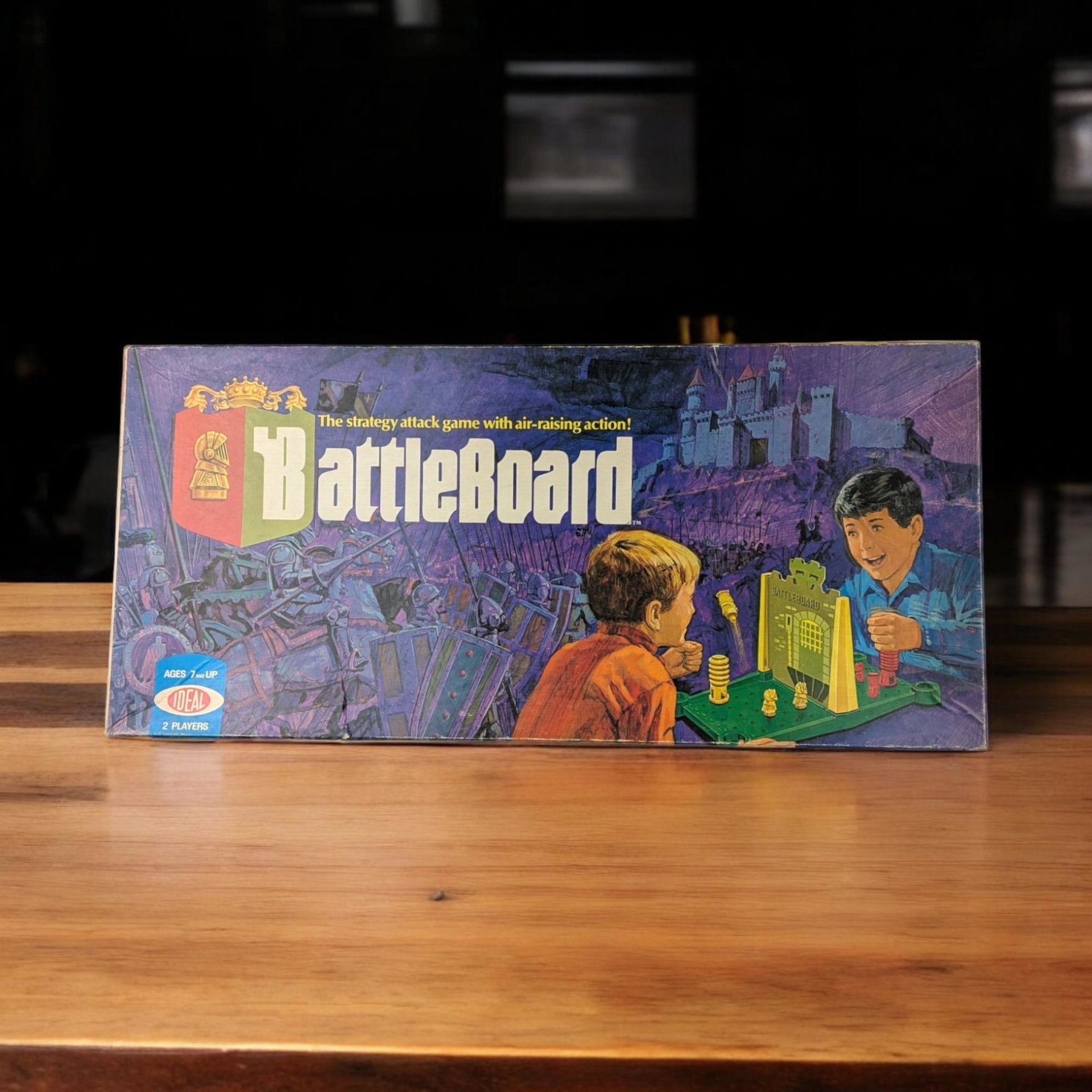 Vintage 1972 Ideal Battleboard Game | Complete | Strategy Game |  Two Player Game | 1970s Toy |  Family Game Night