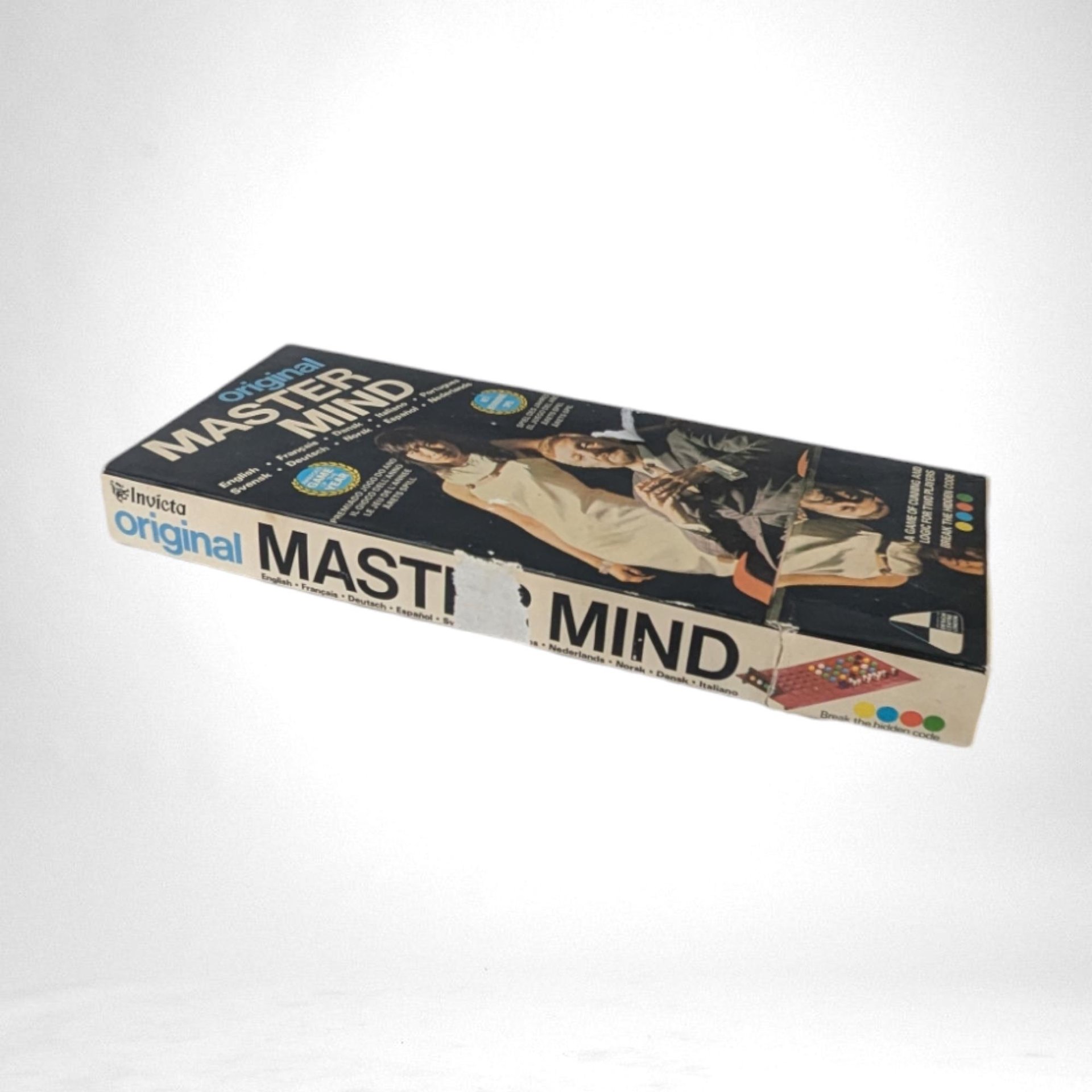 Vintage 1972 Invicta Mastermind Game | Complete with Instructions | Classic Strategy Game