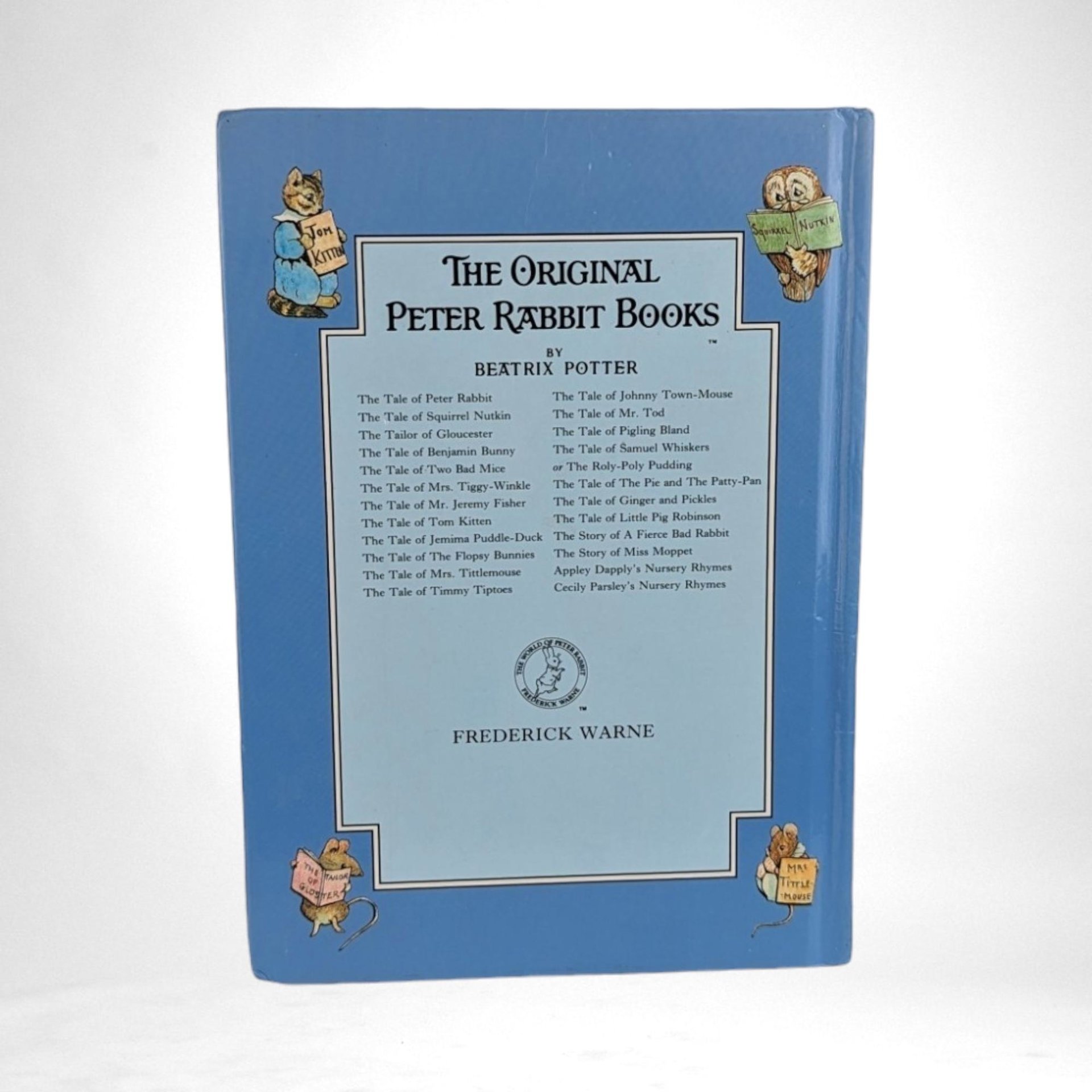 Federick Warne & Co 1992 The Tale of Peter Rabbit, Hardcover Book