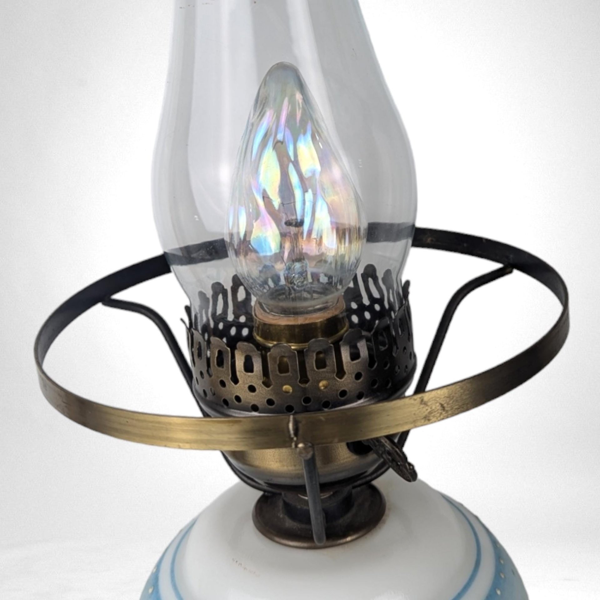 Vintage Accurate Casting Gone with the Wind Style Hurricane Lamp
