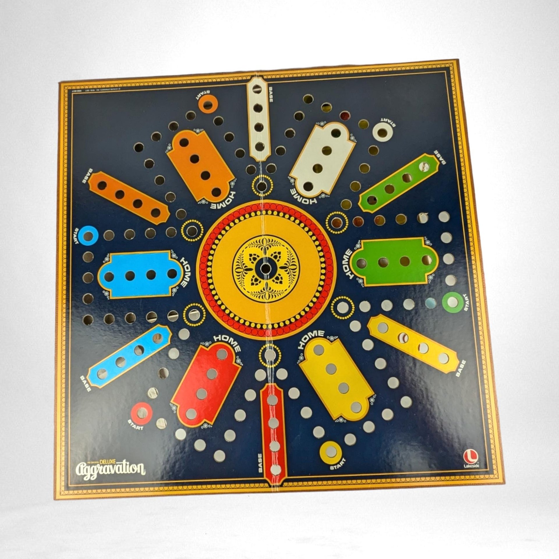 Vintage Lakeside Deluxe Aggravation Game | Complete with Instructions | Retro Board Game | Family Game Night | 70s Game | Gift for Collector