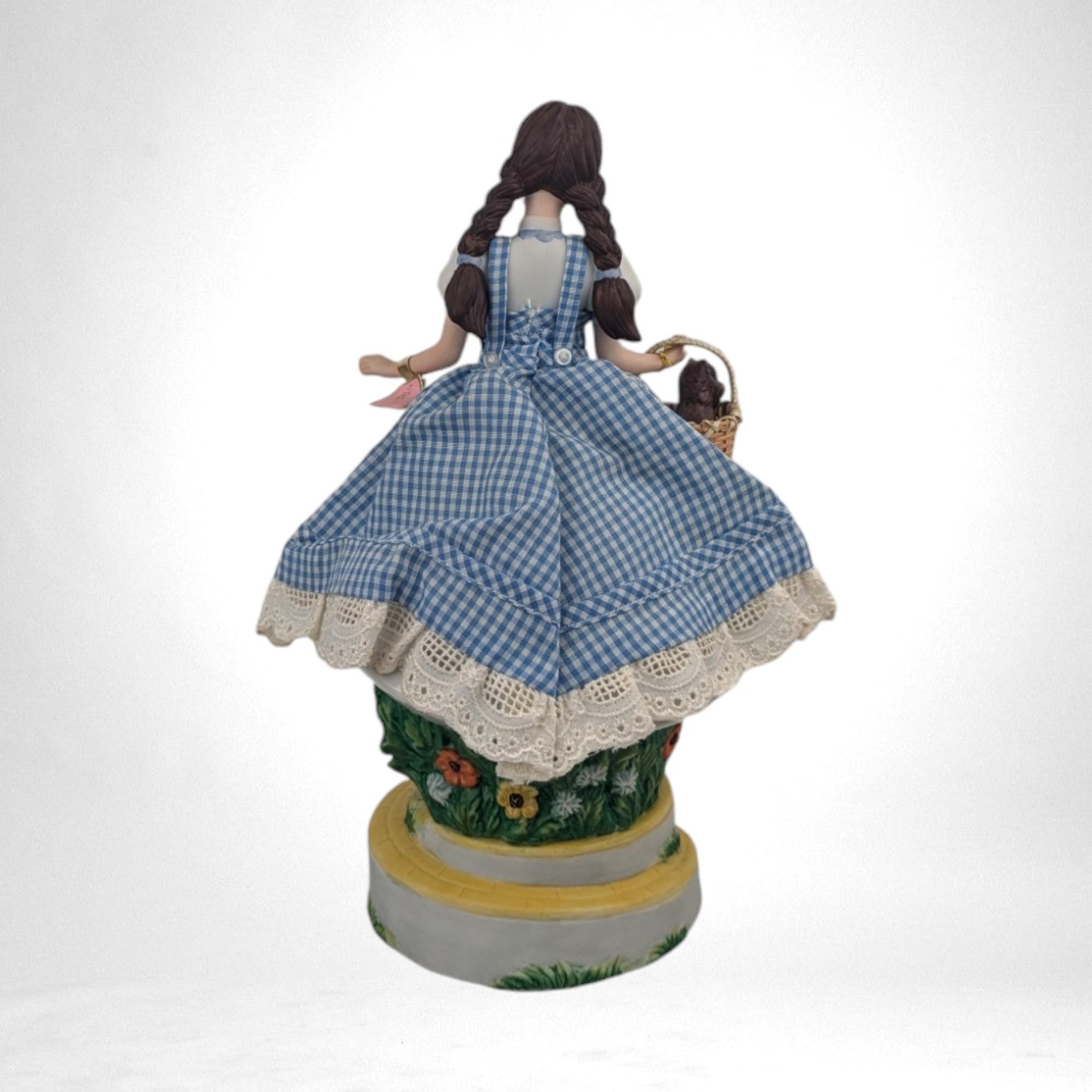 Vintage 1996 Enesco Barbie as Dorothy Music Box - Wizard of Oz, Ceramic Figurine, Collectible