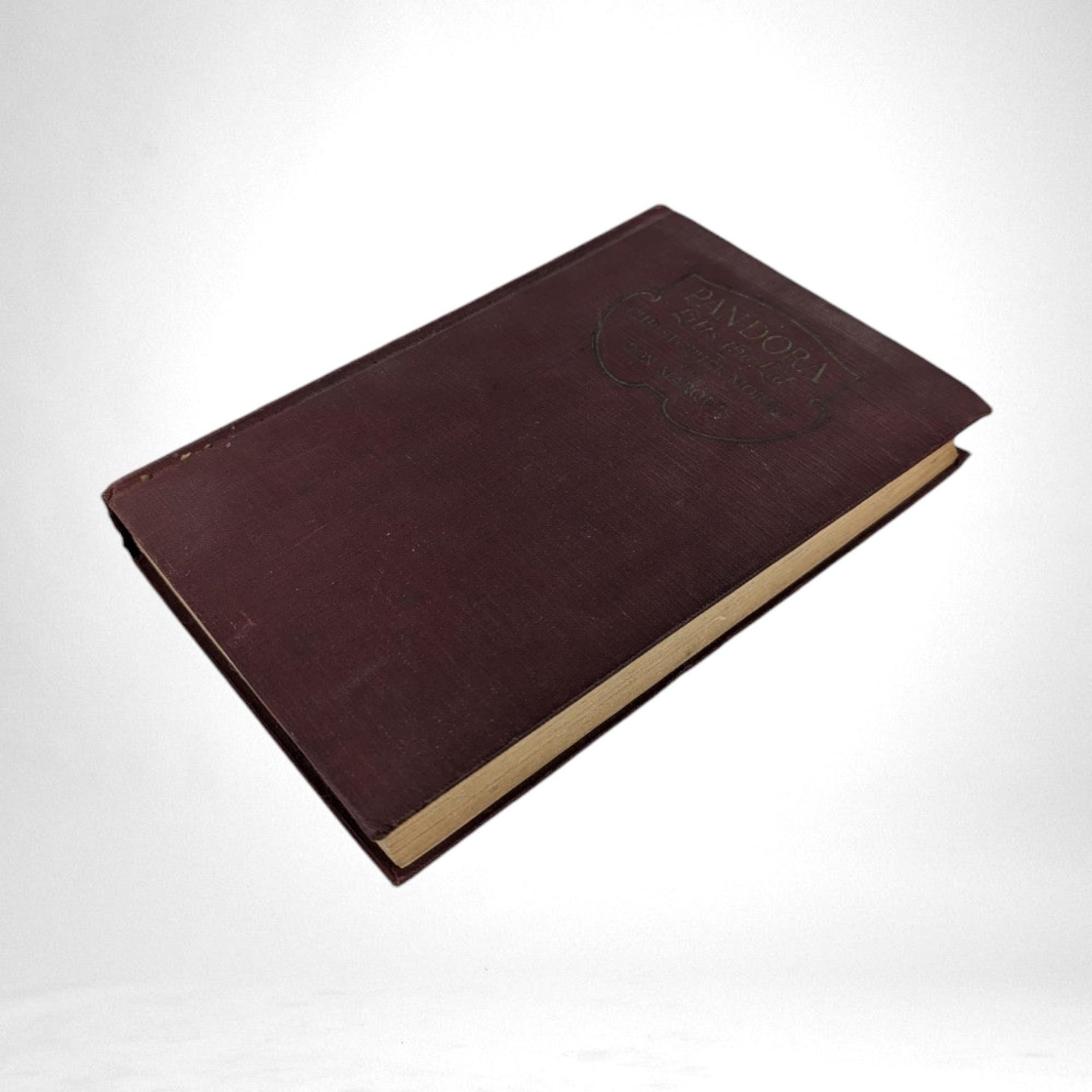 1924 Pandora Lifts the Lid by Christopher Morley & Don Marquis | Vintage Hardcover | A. L. Burt Company | Literary Classic