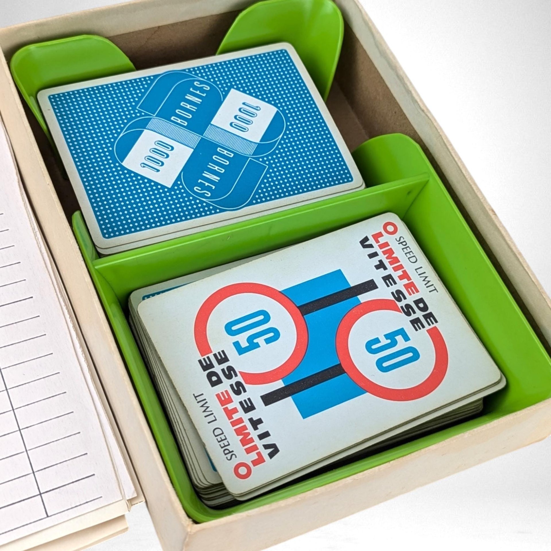 Vintage 1971 Mille Bornes Card Game by Parker Brothers | Complete Set | Retro Family Game Night