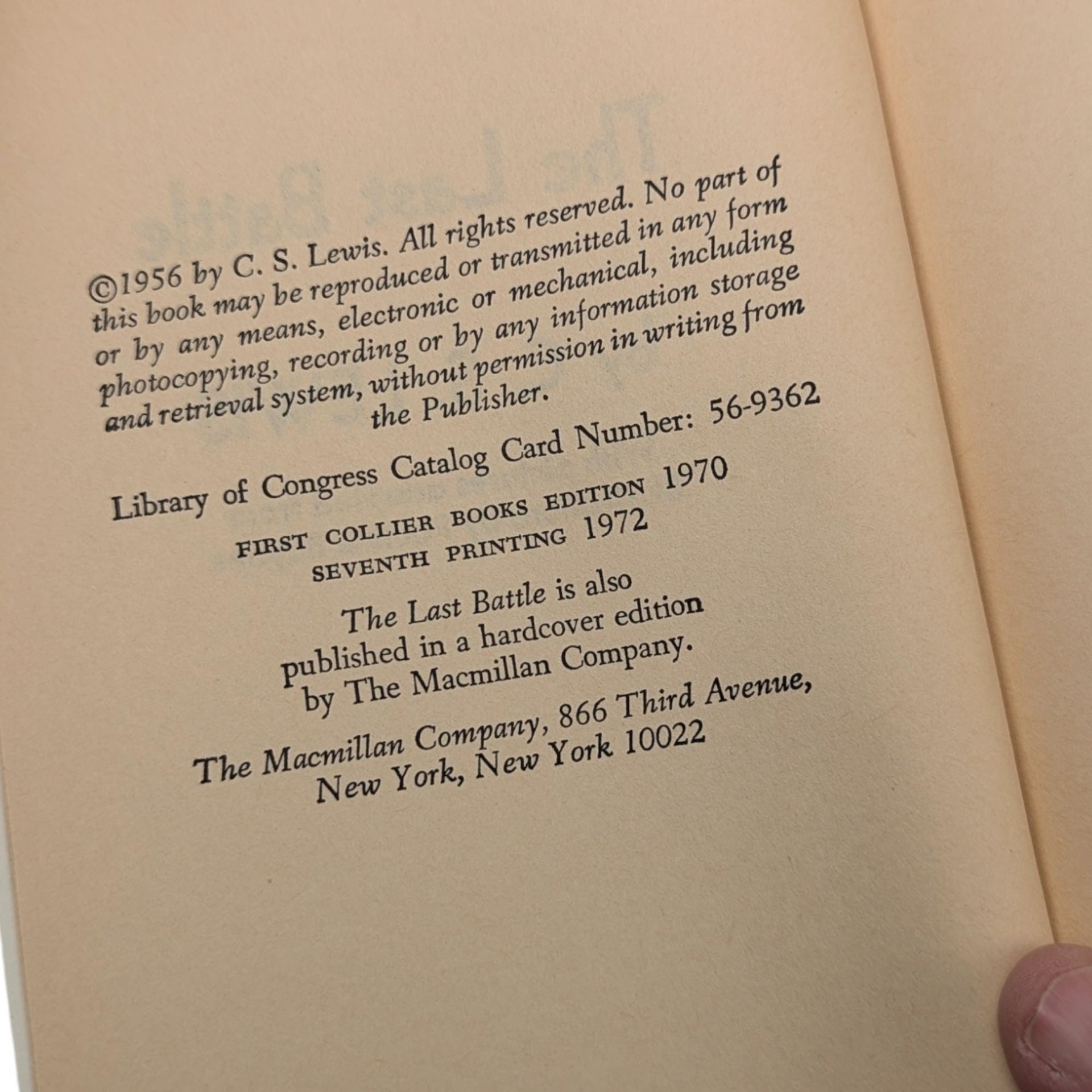 Vintage 1974 C.S. Lewis Chronicles of Narnia Boxed Book Set - 7 Books - Twelfth Printing