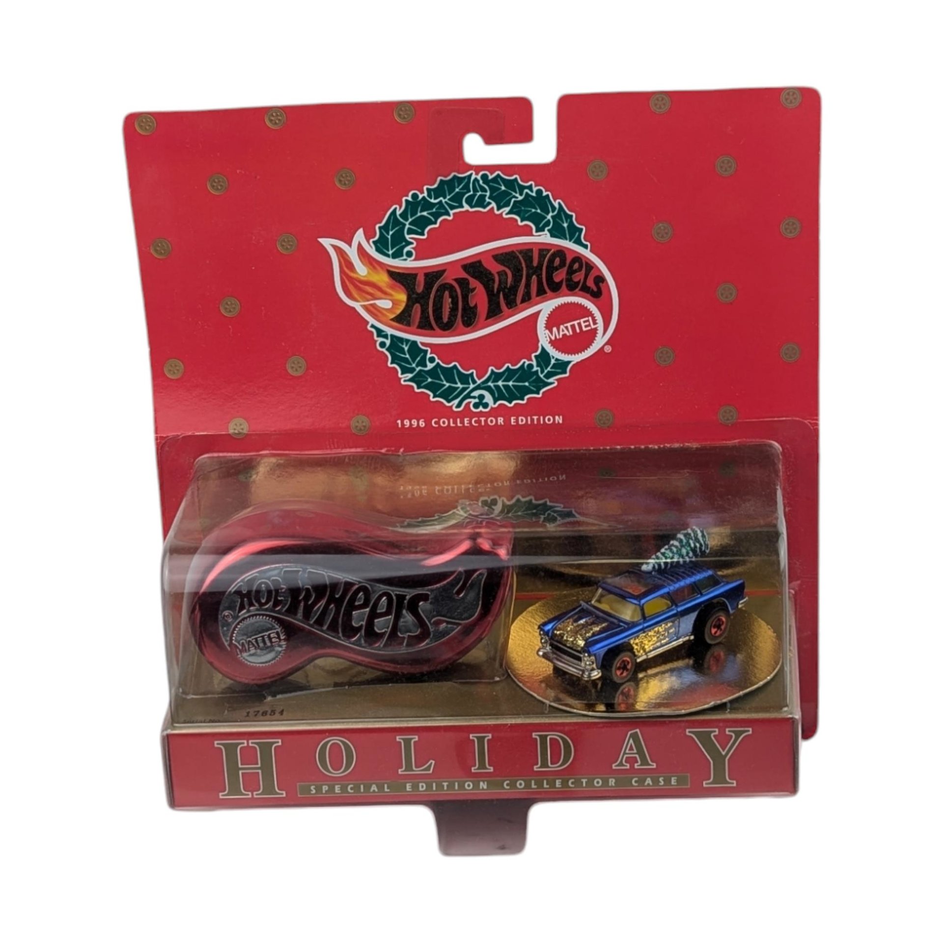 1996 Hot Wheels Holiday Edition Car with Collector Case | Limited Edition Die-Cast Toy | Vintage Holiday Collectible for Car Enthusiasts