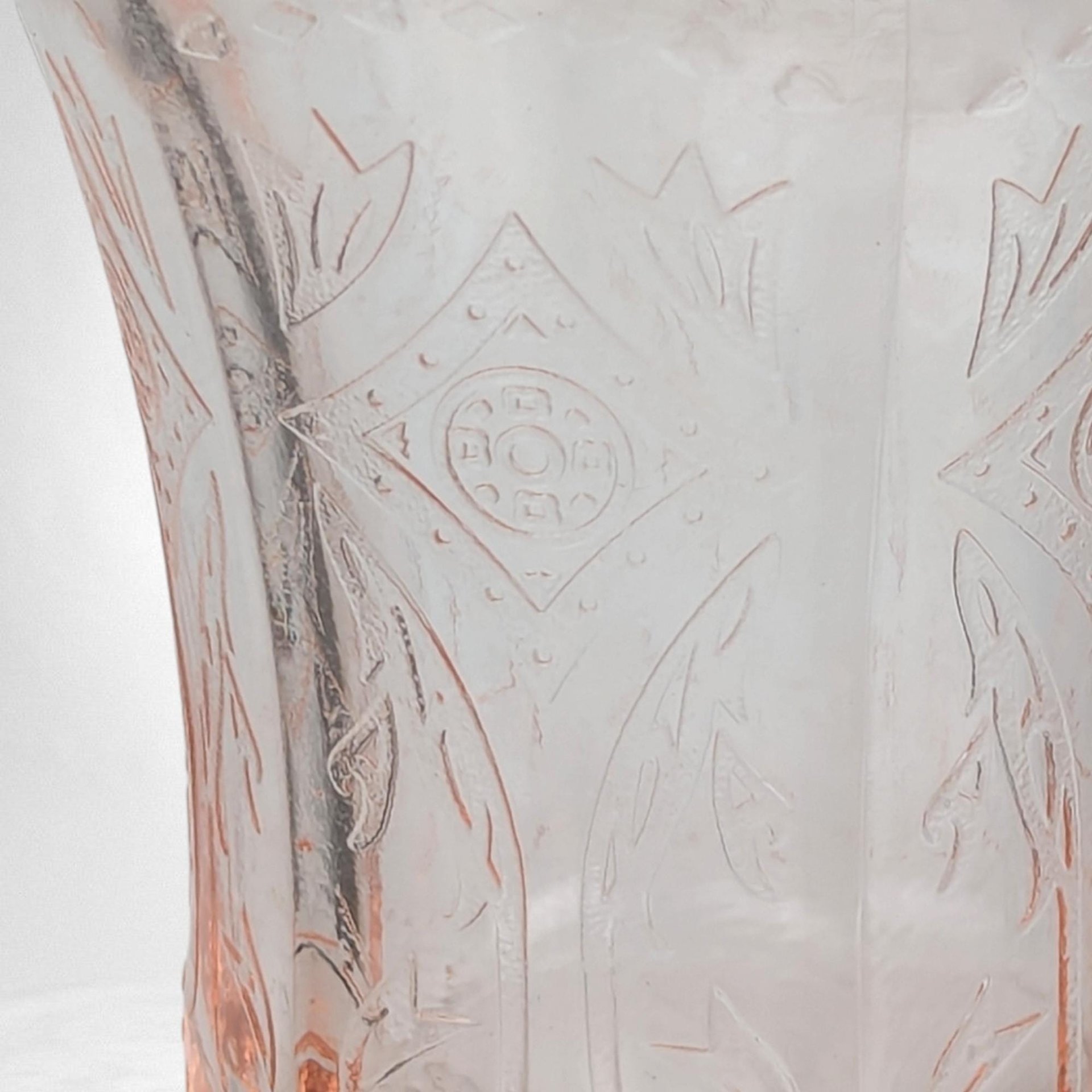 Set of 4 Vintage Indiana Glass Recollection Pink Water Goblets - Elegant Glassware - Table Setting