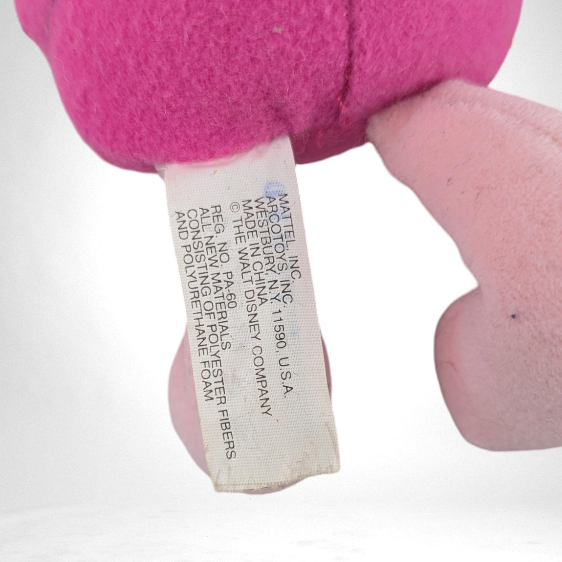 Vintage Mattel Piglet Plush 12" - Winnie the Pooh - Collectible Toy - Nostalgic Gift