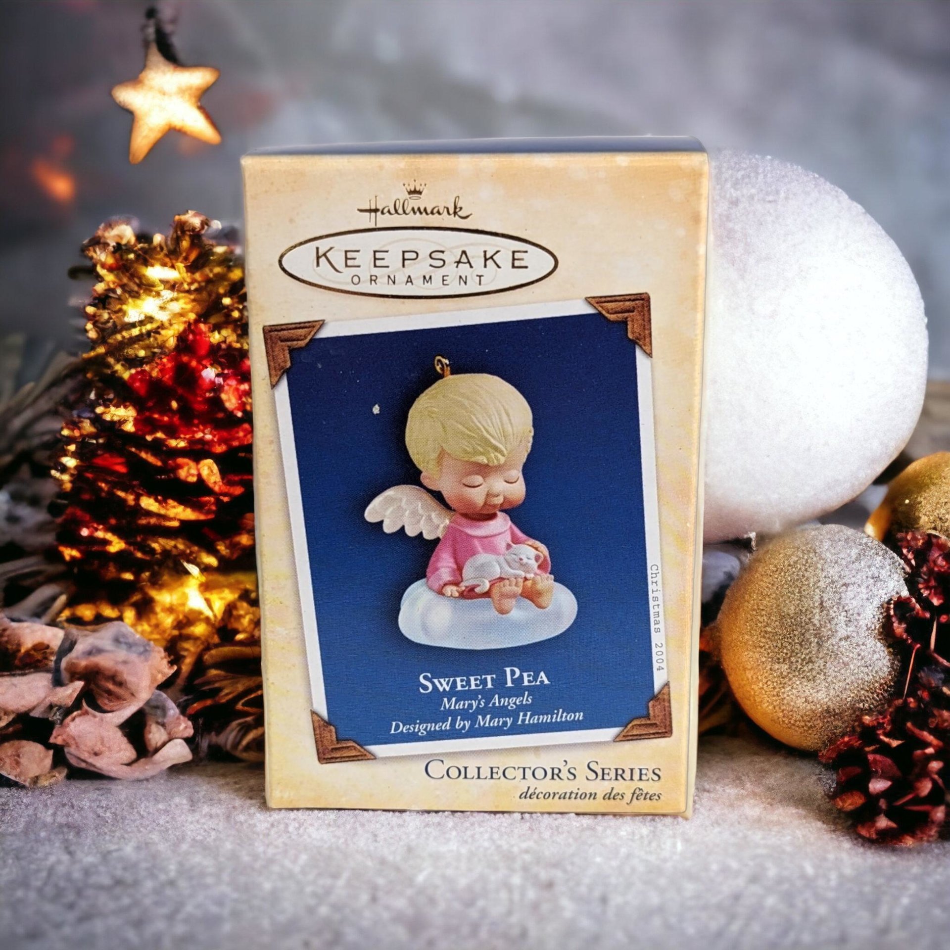 Hallmark Mary's Angels Ornaments | Angel Ornaments | Daphne, Violet, Joy, Sweet Pea, Iris, Chrysantha, Heather, Camellia, Willow
