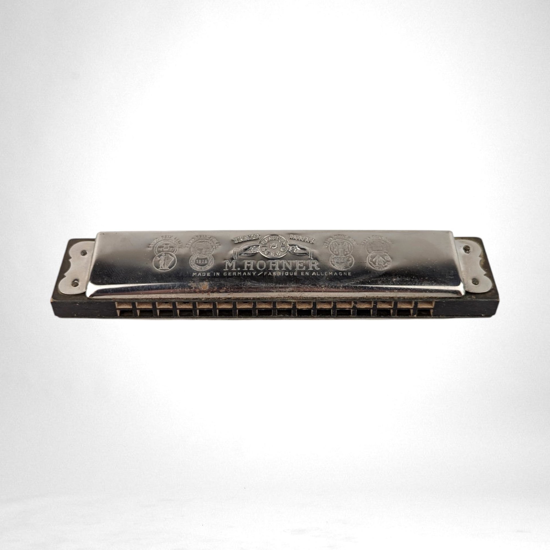 Vintage M. Hohner The Echo Harmonica - 5 1/2" - German Made - Collectible Musical Instrument - Untested