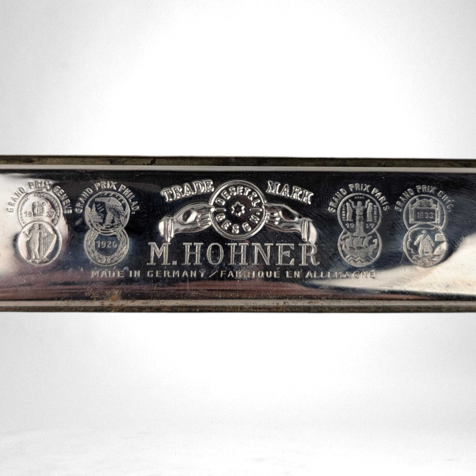 Vintage M. Hohner The Echo Harmonica - 5 1/2" - German Made - Collectible Musical Instrument - Untested
