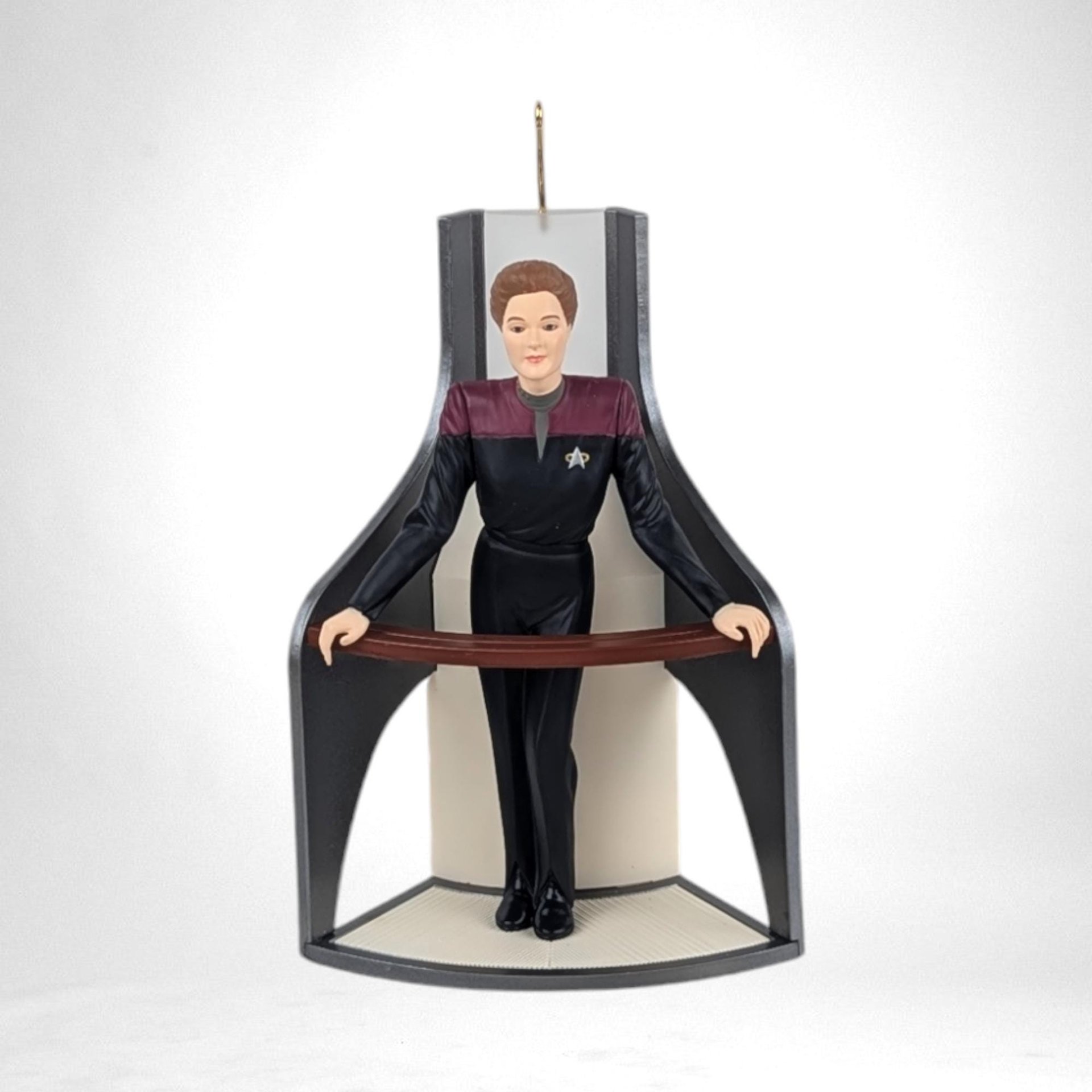 1998 Hallmark Star Trek Captain Kathryn Janeway Ornament | Vintage Star Trek Ornament | Collectible Star Trek Ornament | Holiday Decor