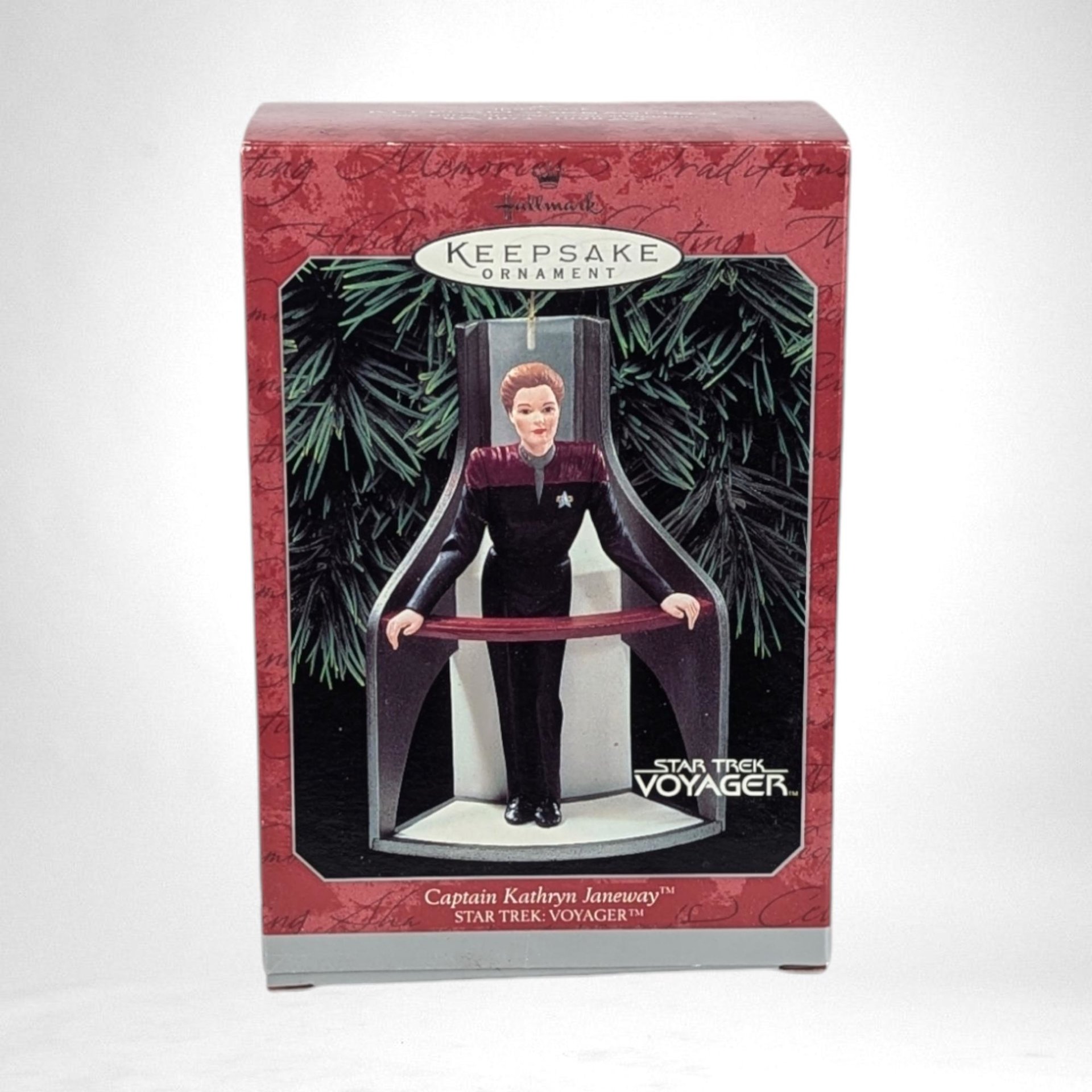 1998 Hallmark Star Trek Captain Kathryn Janeway Ornament | Vintage Star Trek Ornament | Collectible Star Trek Ornament | Holiday Decor
