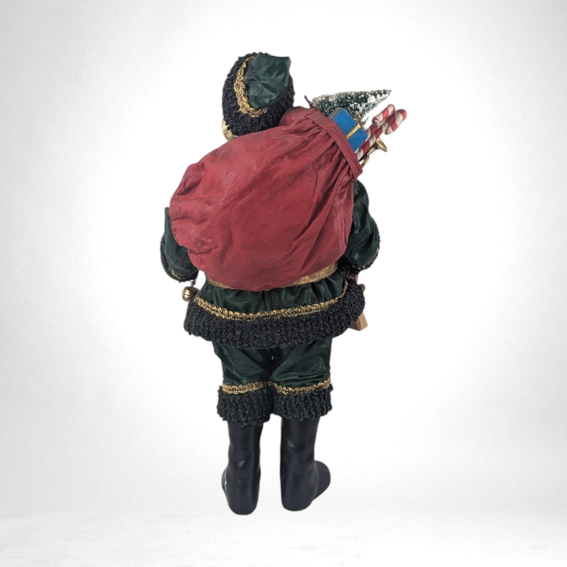 Vintage 1988 Clothique Possible Dreams Santa Claus Figurine, Christmas Decor, Holiday Decor, Collectible Santa, Santa with Toys