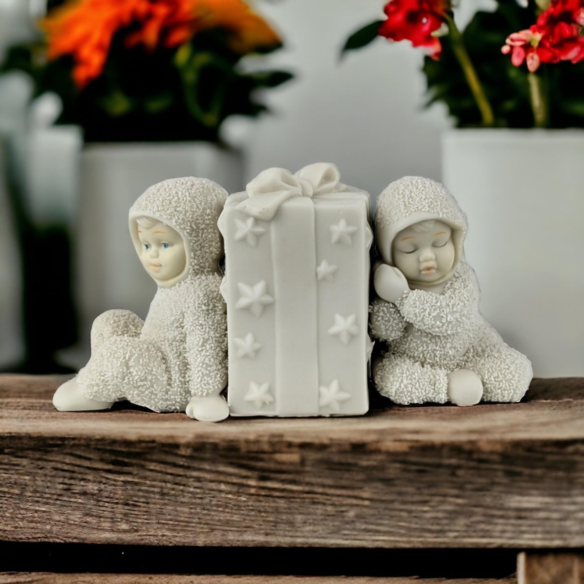 Vintage Department 56 Snowbabies Figurines - Angels, Candle Holders, Snowman, Winter Decor, Collectible Figurines