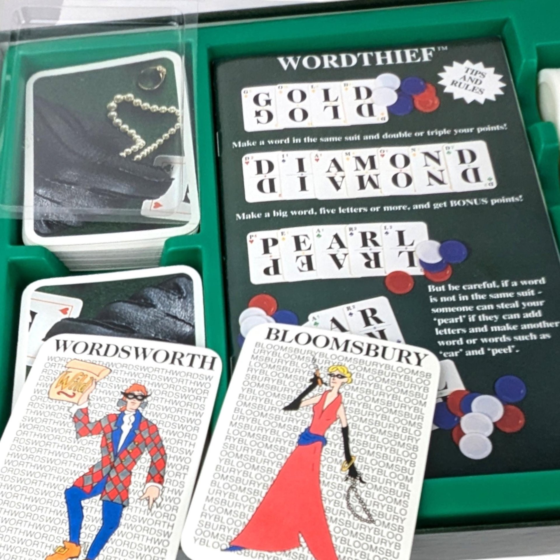 Vintage 1994 Word Thief Game | Complete |  Family Card Game |  Strategic Word Game | Fun for All Ages