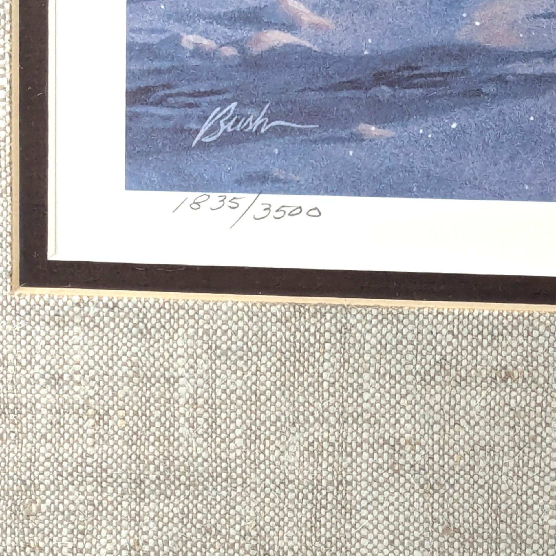 Vintage 1989 Minnesota Pheasant Habitat Stamp Print Framed, Signed David Chapman, Wildlife Art, Hunting Decor, Cabin Decor
