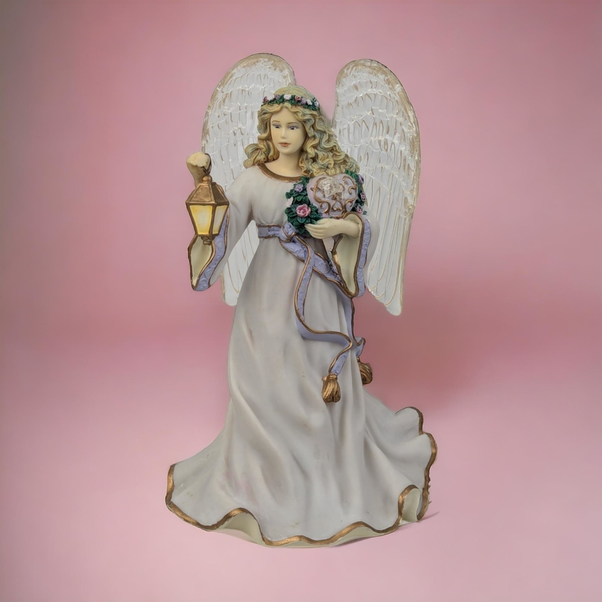 Vintage Angel Figurines, Thomas Kinkade Angels of Inspiration, Collectible Figurines, Home Decor, Gifts