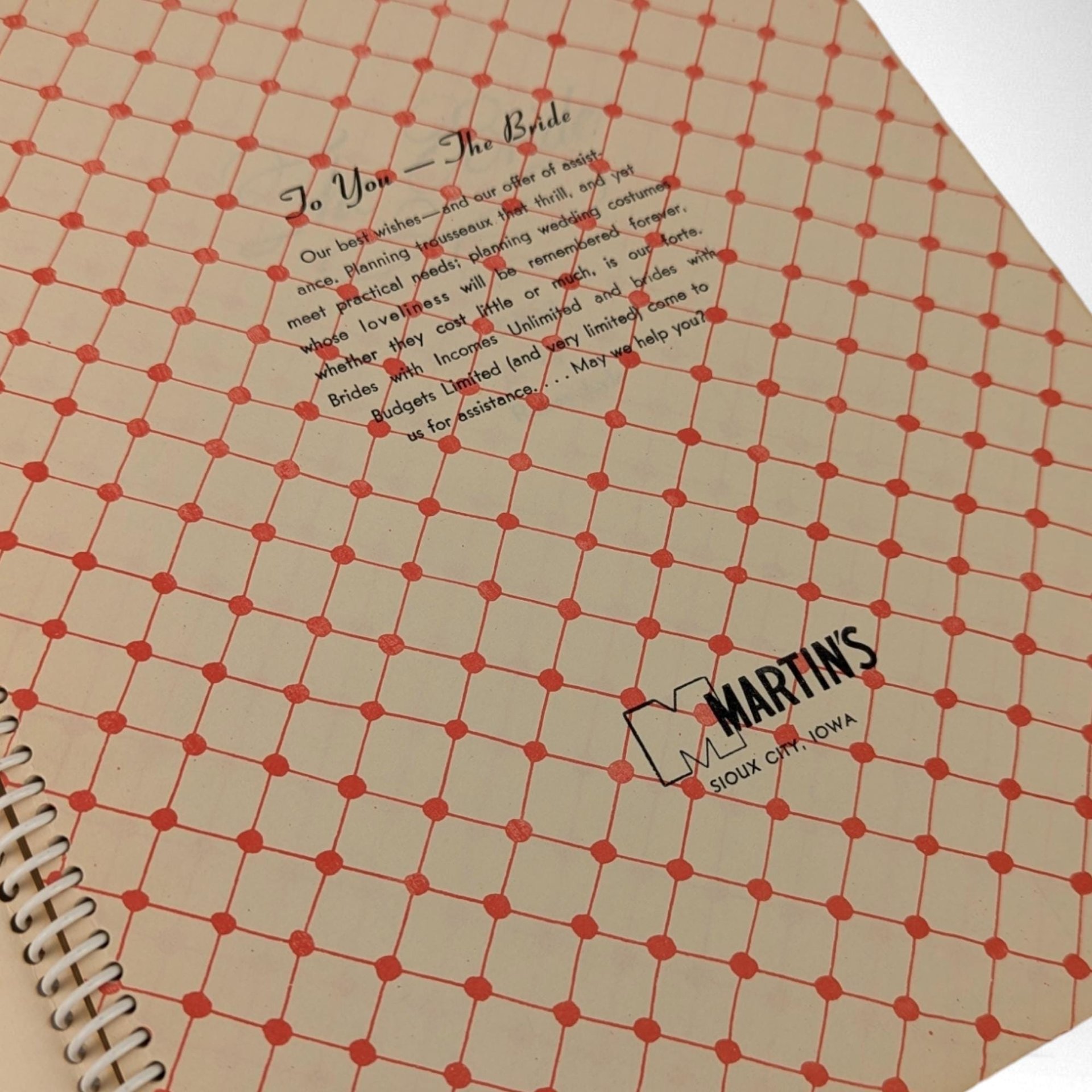 Vintage 1950s "The Bride" Book | Wedding Planning Guide | Mid-Century Bridal Keepsake