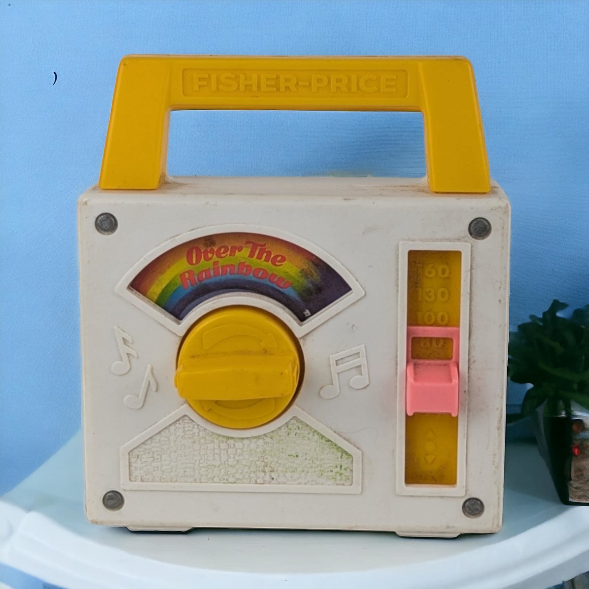 1981 Fisher-Price Over the Rainbow Music Box, Vintage Toy, Nursery Decor