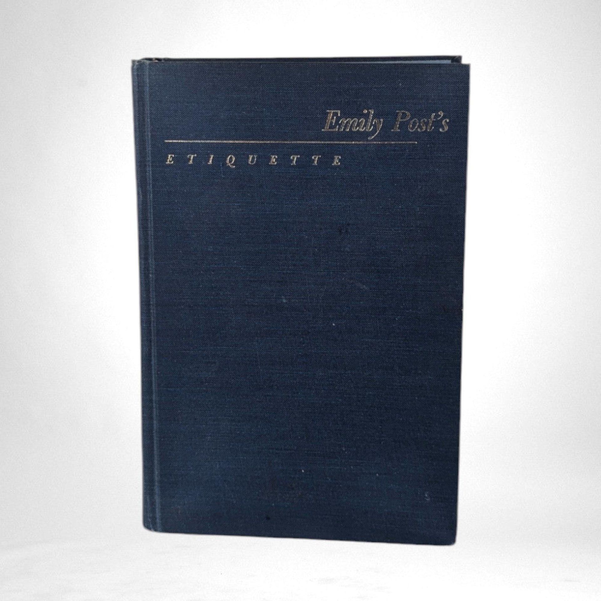 1965 Emily Post's Etiquette, The Blue Book of Social Usage, Hardcover, Vintage Etiquette Guide, Revised Edition