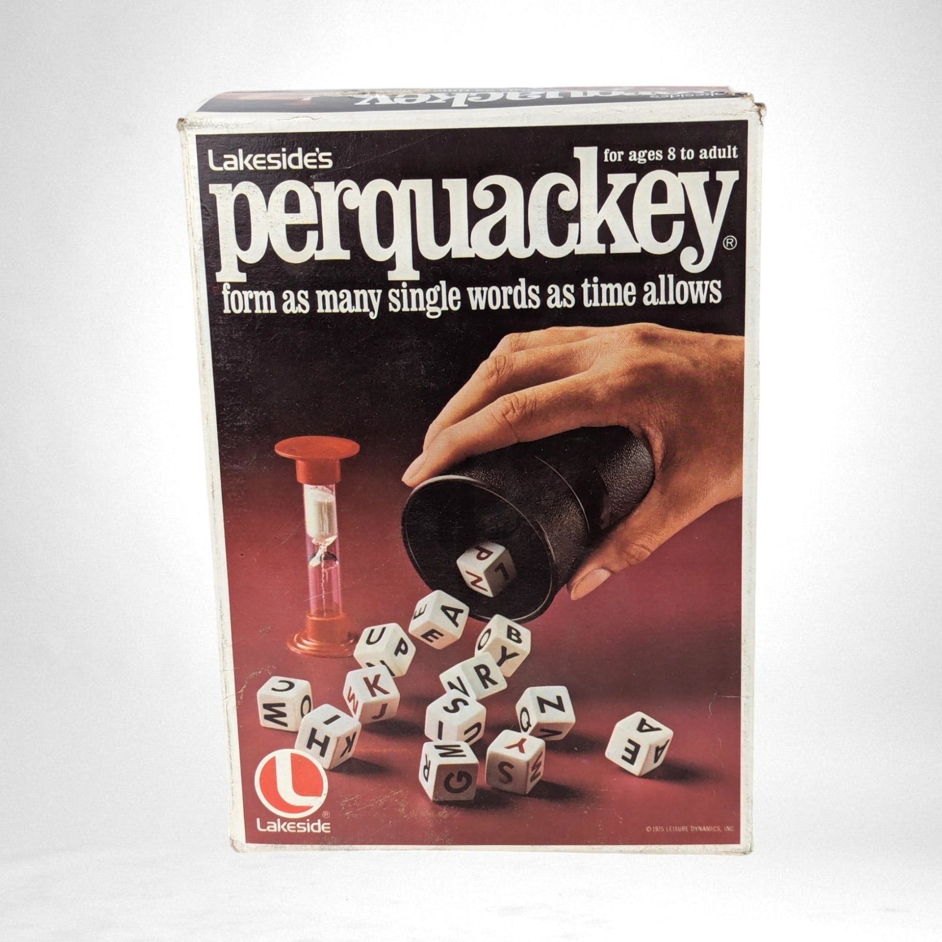 Vintage 1975 Lakeside Perquackey Word Game | Dice Game | Family Game Night