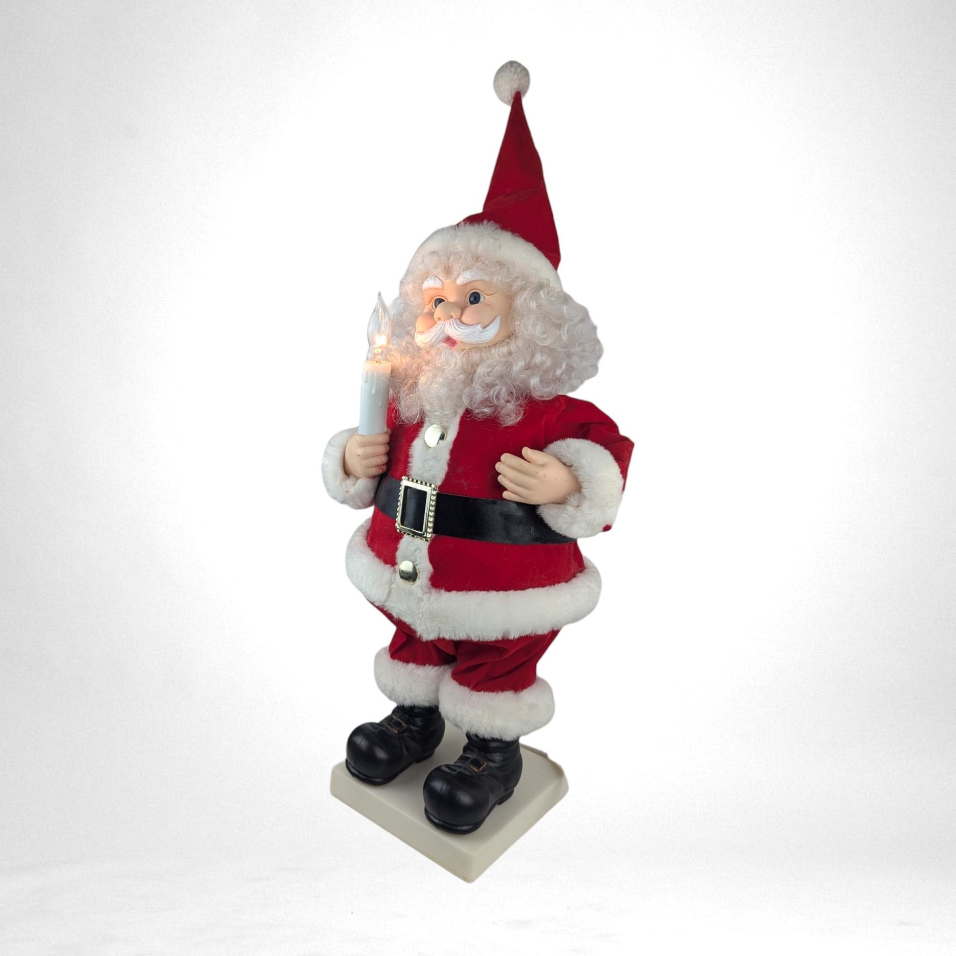 Vintage Telco Motion-ette Santa Claus Animated Figure, Light Up Christmas Decor,  Holiday Decor,  Collectible Santa, 18" Tall