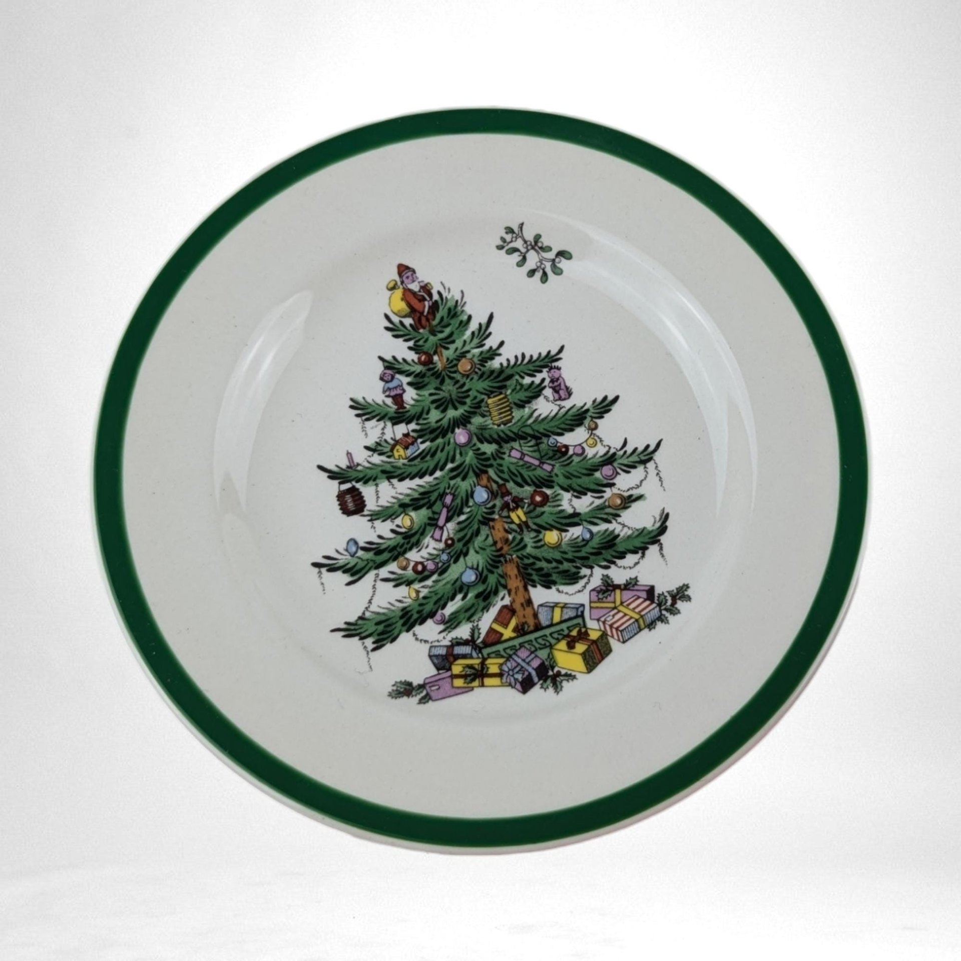 Vintage Spode Christmas Tree Children's 11-Piece Tea Set -  Royal Doulton -  Collectible China -  Holiday Gift