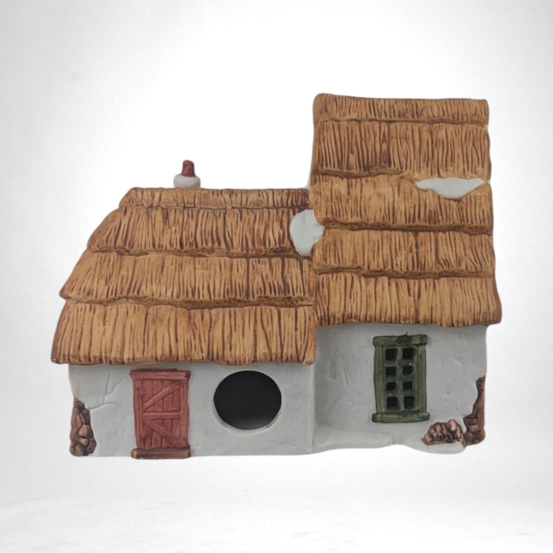 1986 Dept 56 "The Cottage of Bob Cratchit & Tiny Tim" Dickens' Village House |  Christmas Carol Collectible |  Vintage Christmas Decor