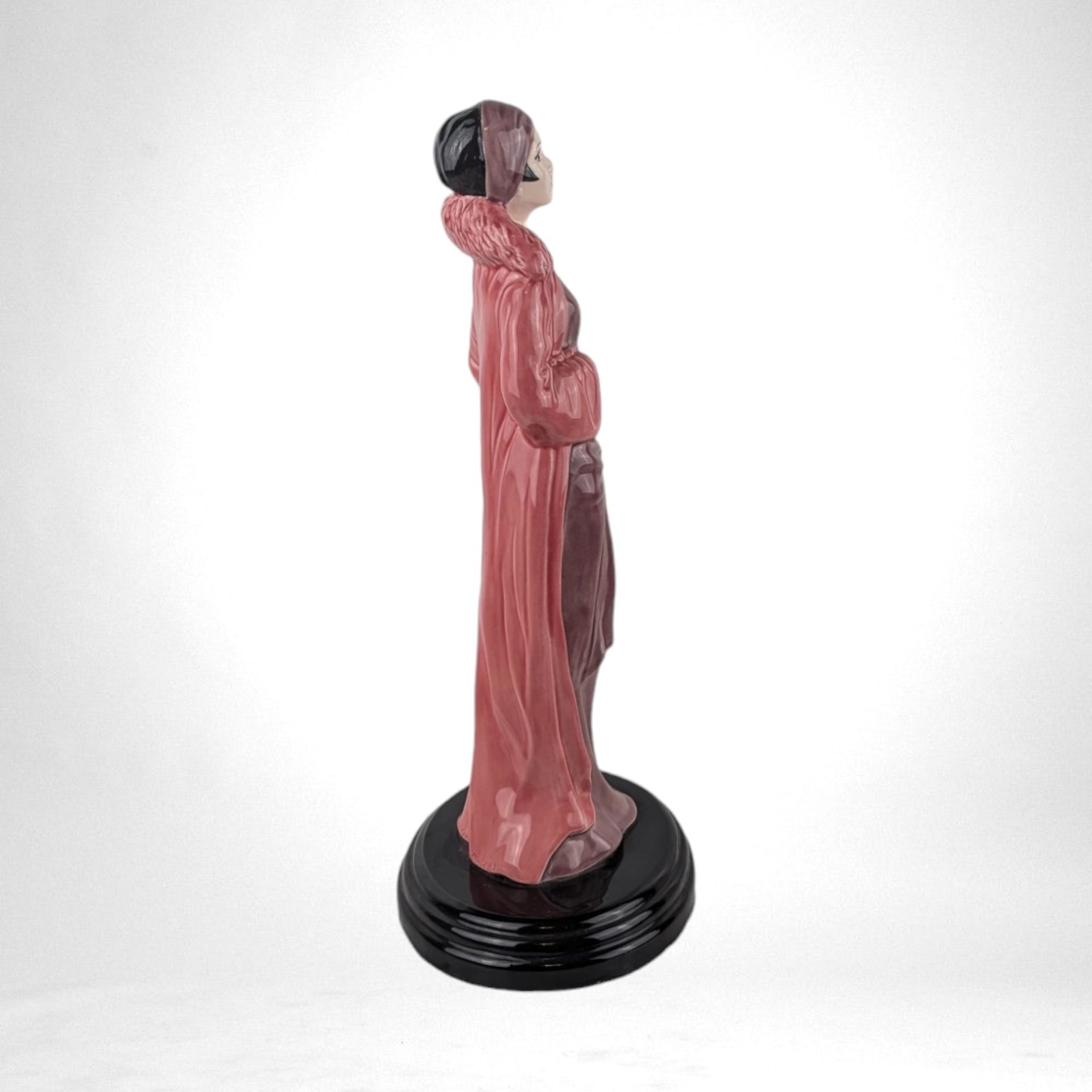 1987 Provincial Mold 1920s Lady Figurine, Elegant Porcelain Doll, Vintage Home Decor, 1920s Fashion, Art Deco Style, Gift for Collector