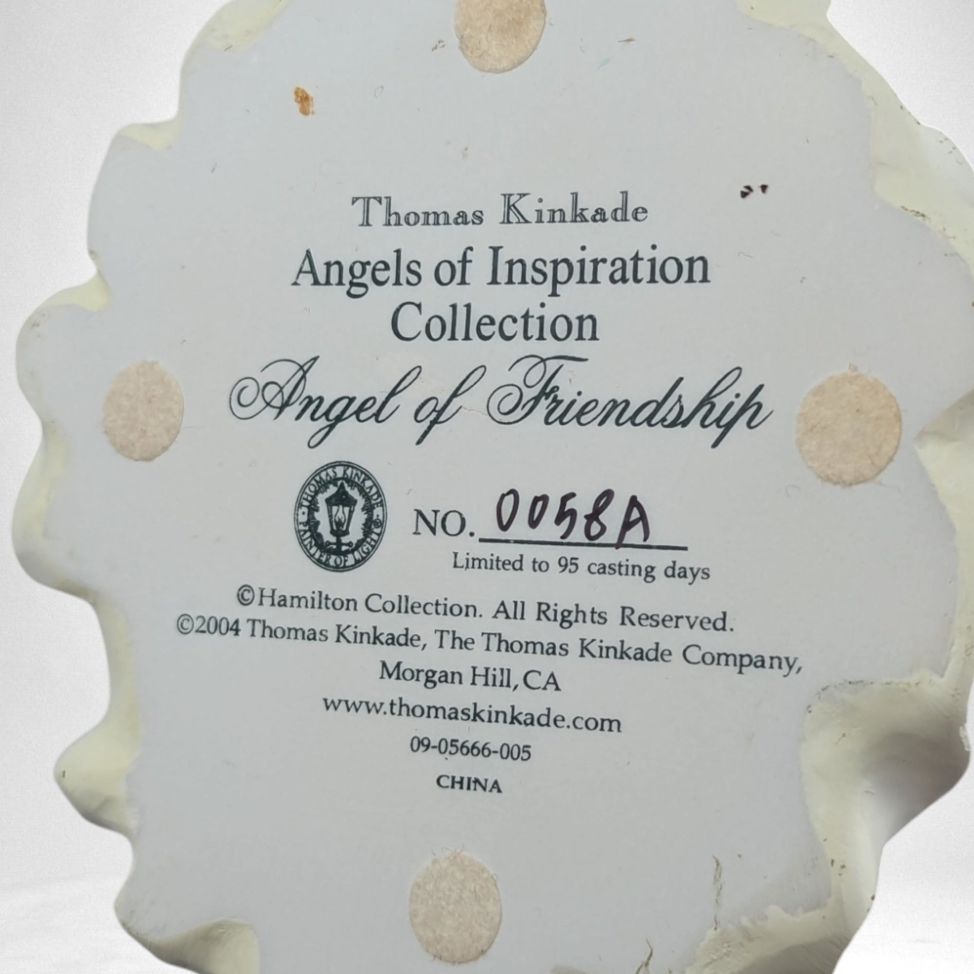 Vintage Angel Figurines, Thomas Kinkade Angels of Inspiration, Collectible Figurines, Home Decor, Gifts