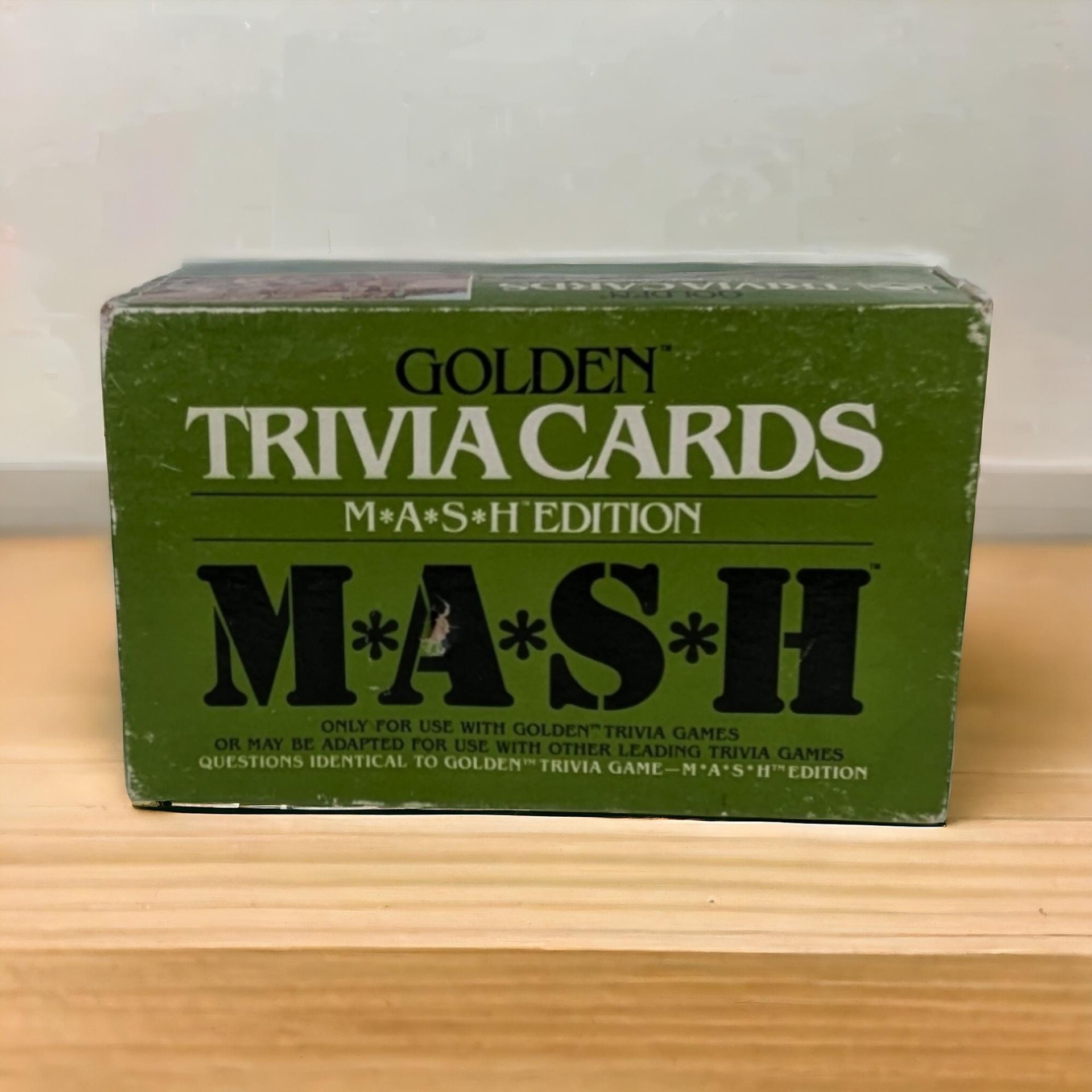 Vintage 1984 MASH Trivia Cards | Complete Set | Golden Trivia Game | TV Show Memorabilia | Retro Game | 80s Nostalgia Gift