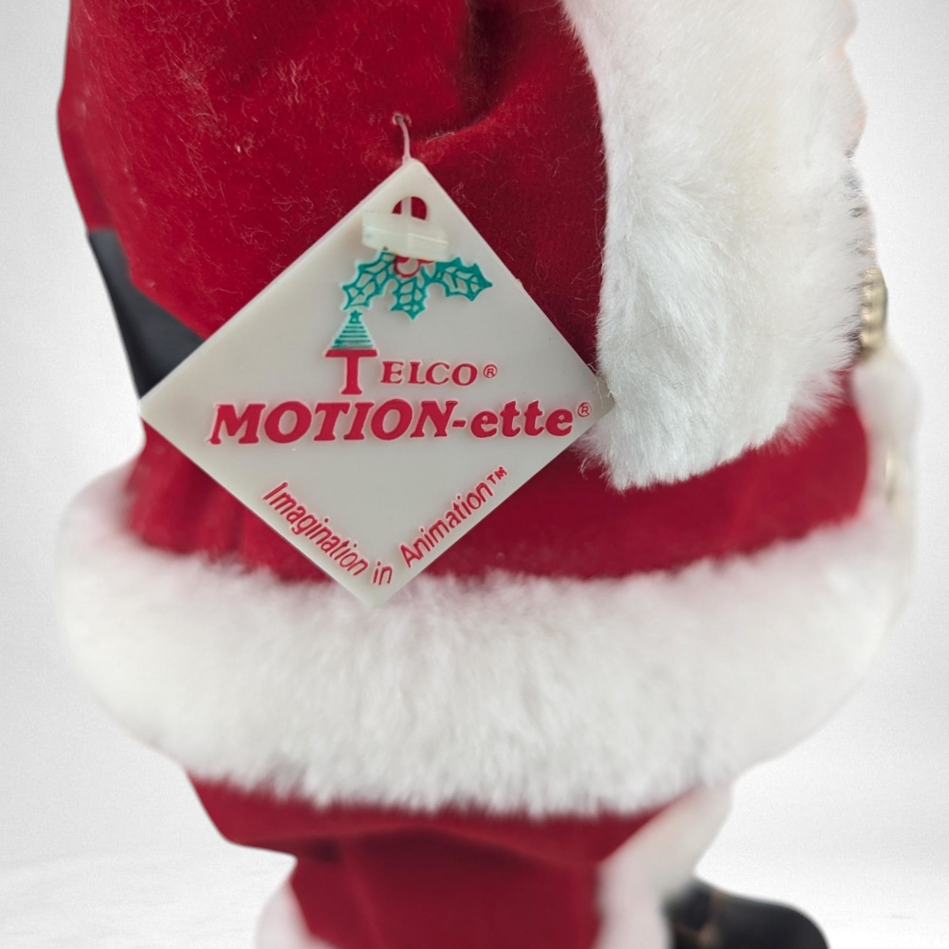 Vintage Telco Motion-ette Santa Claus Animated Figure, Light Up Christmas Decor,  Holiday Decor,  Collectible Santa, 18" Tall