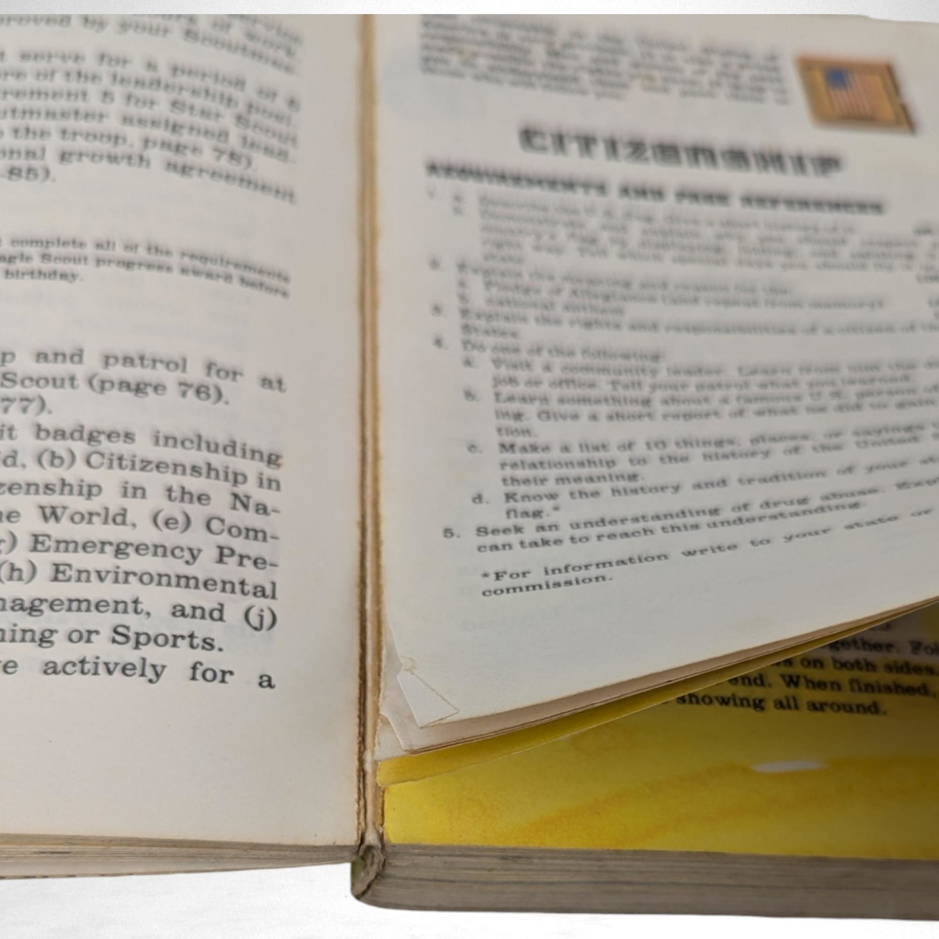 Vintage 1975 Boy Scout Handbook | Eighth Edition | Softcover Scout Manual | 478 Pages | Collectible Scouting Memorabilia