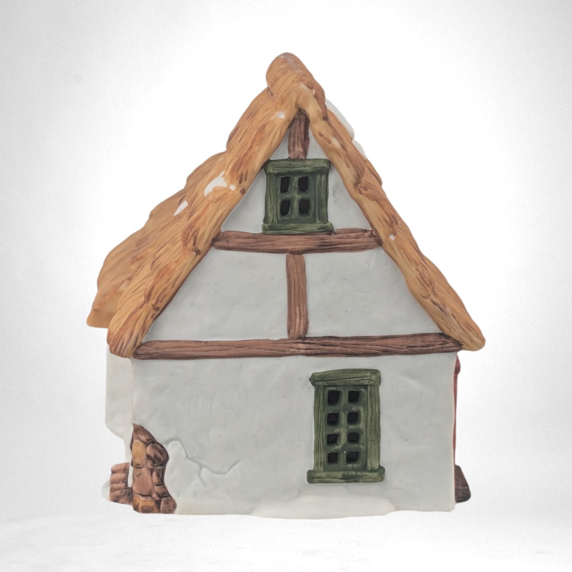 1986 Dept 56 "The Cottage of Bob Cratchit & Tiny Tim" Dickens' Village House |  Christmas Carol Collectible |  Vintage Christmas Decor