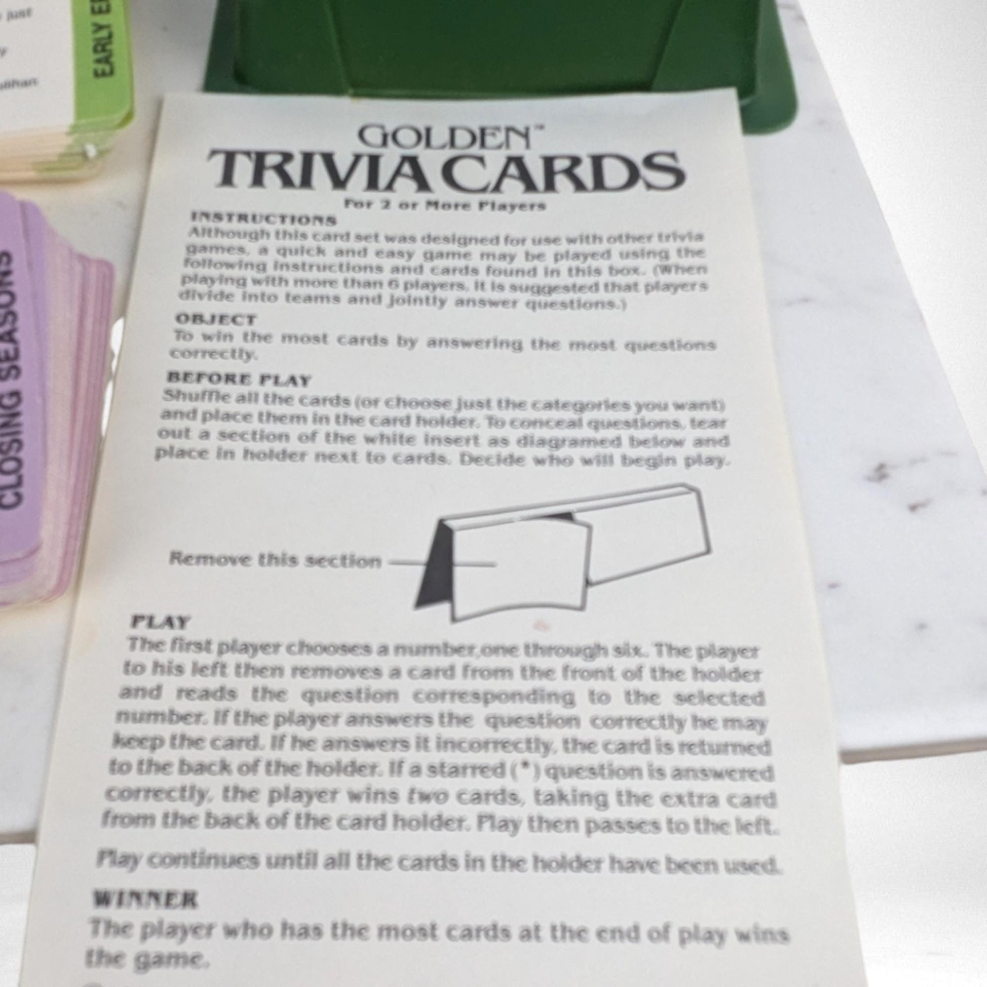 Vintage 1984 MASH Trivia Cards | Complete Set | Golden Trivia Game | TV Show Memorabilia | Retro Game | 80s Nostalgia Gift