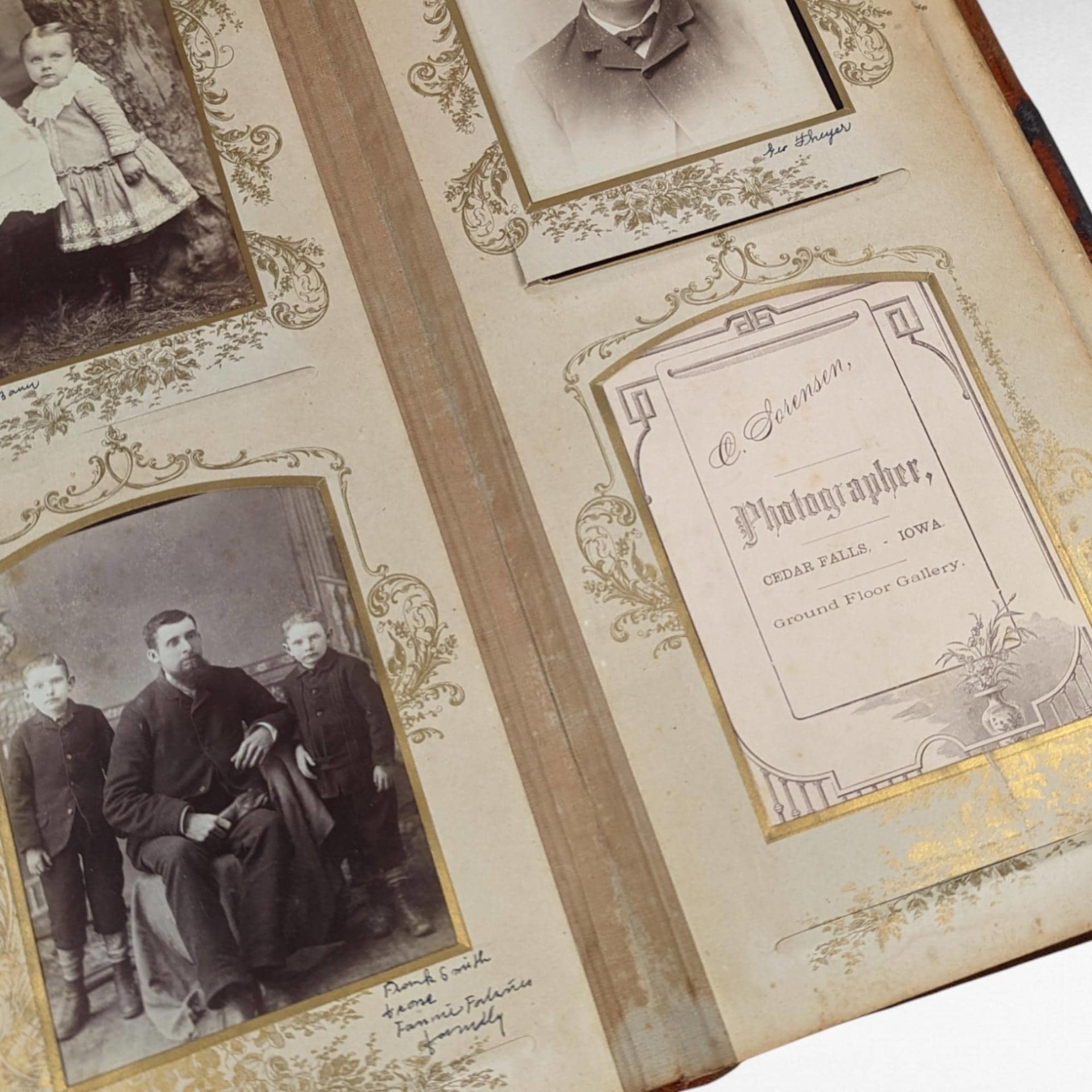 Antique 1800s Family Photo Album |  South Dakota Family History | Original Photos | Genealogy Research
